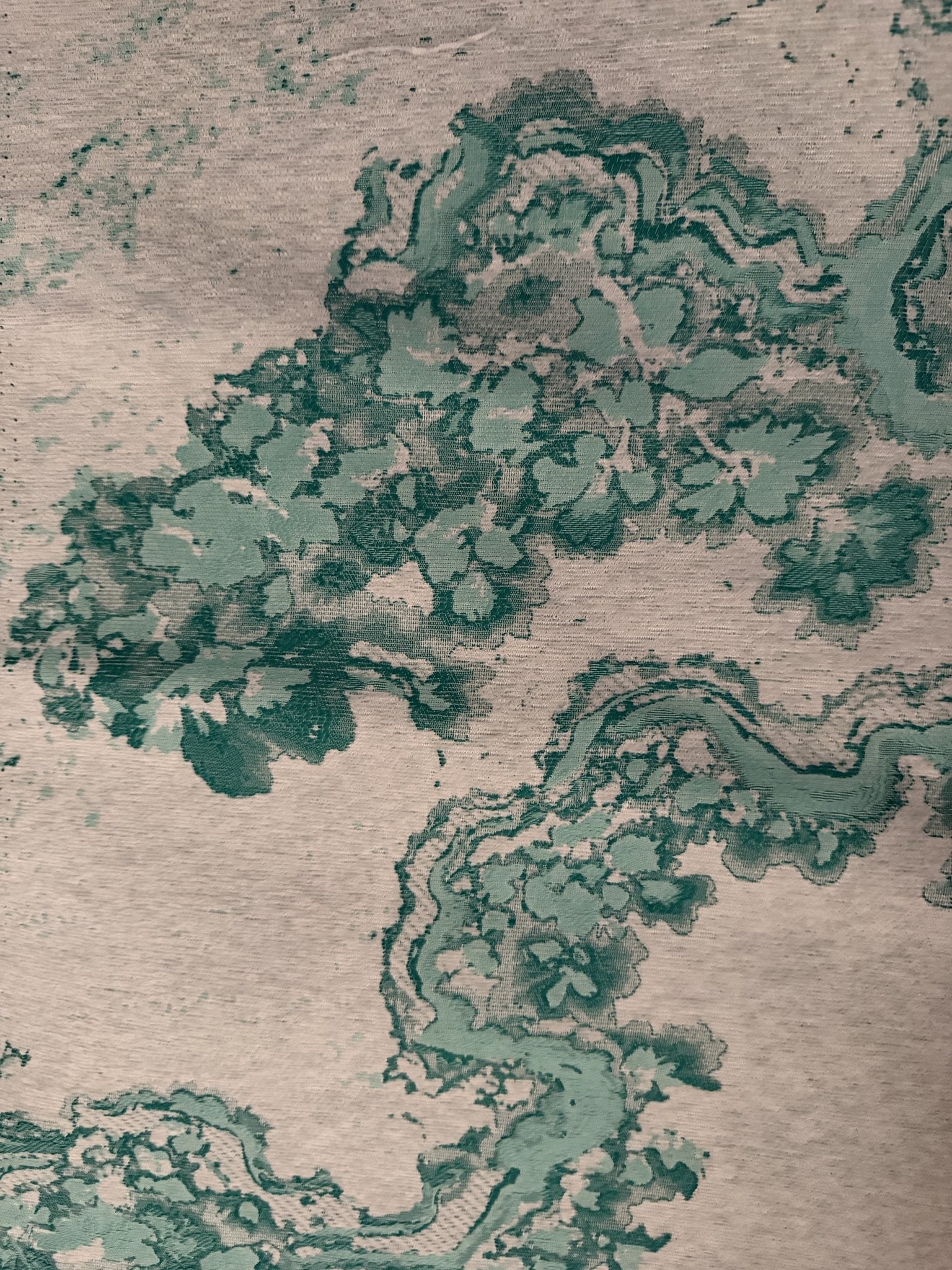 Abstract chenille jacquard upholstery fabric compared for sofa programs