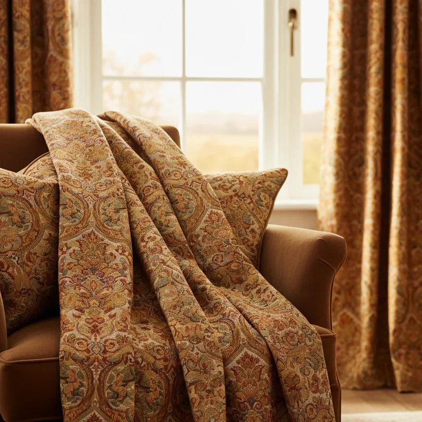 Baroque vs. Ethnic Geometric Chenille Jacquard: Decorative Fabric Buyer's Guide