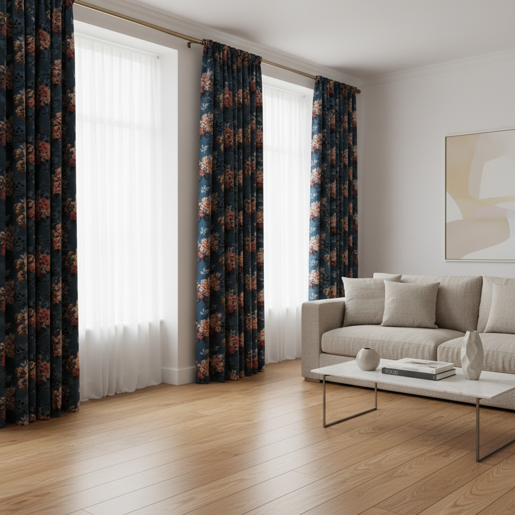 Damask & Medallion Woven Jacquard for Curtains: GSM & Repeat Placement Guide