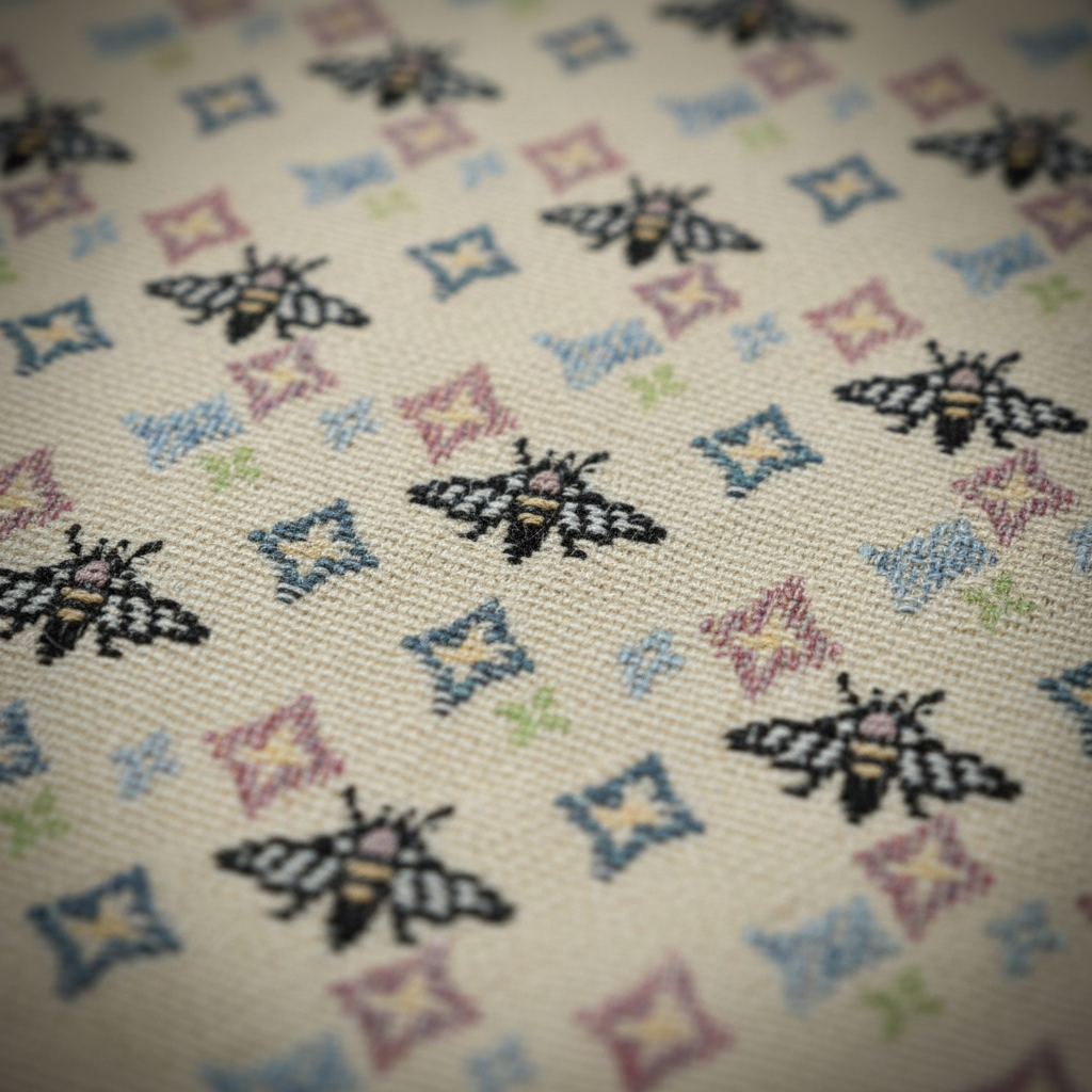 Cotton-Poly Jacquard Fabric