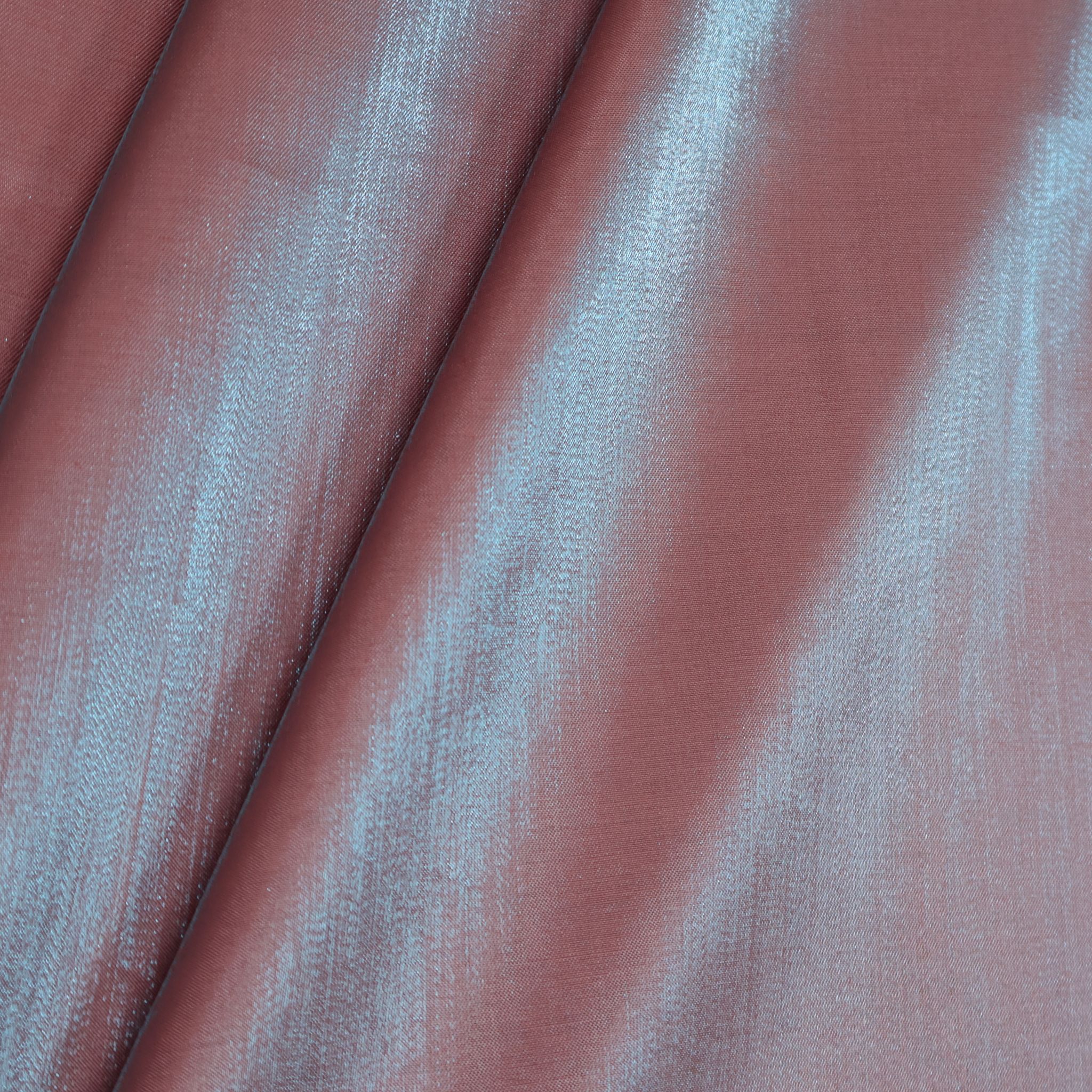 Cotton-Poly Iridescent Satin Apparel Fabric Viscose/Rayon Jacquard