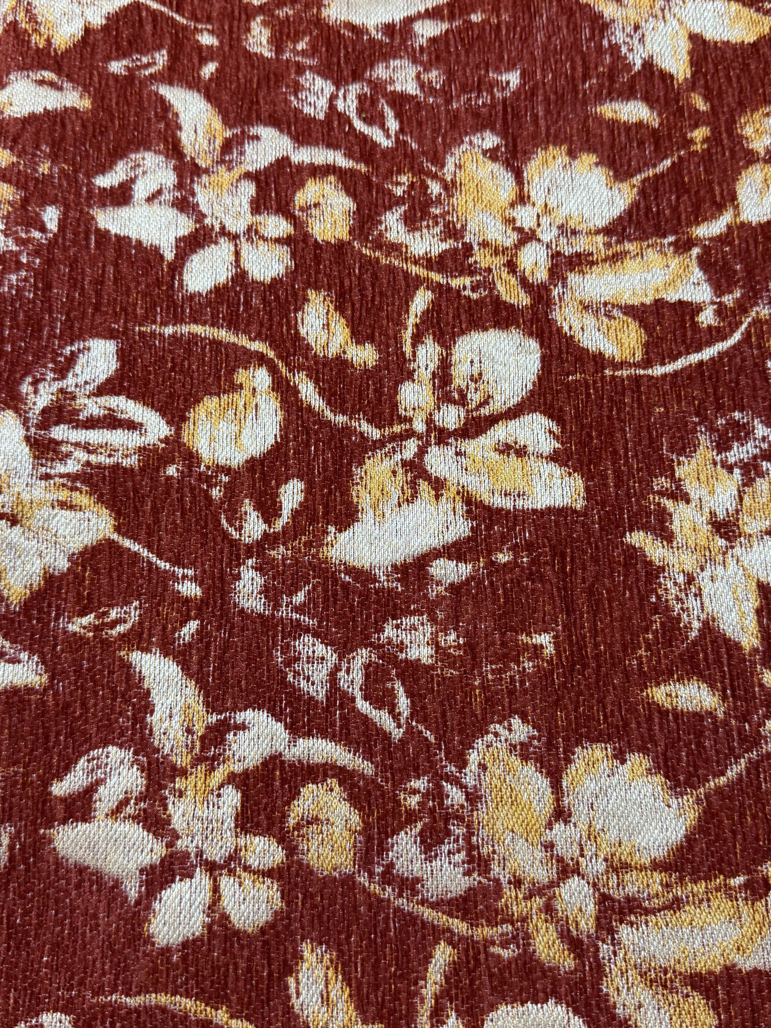 Customizable East Wind-Style Soft Chenille Jacquard Fabric Chenille Jacquard Fabric