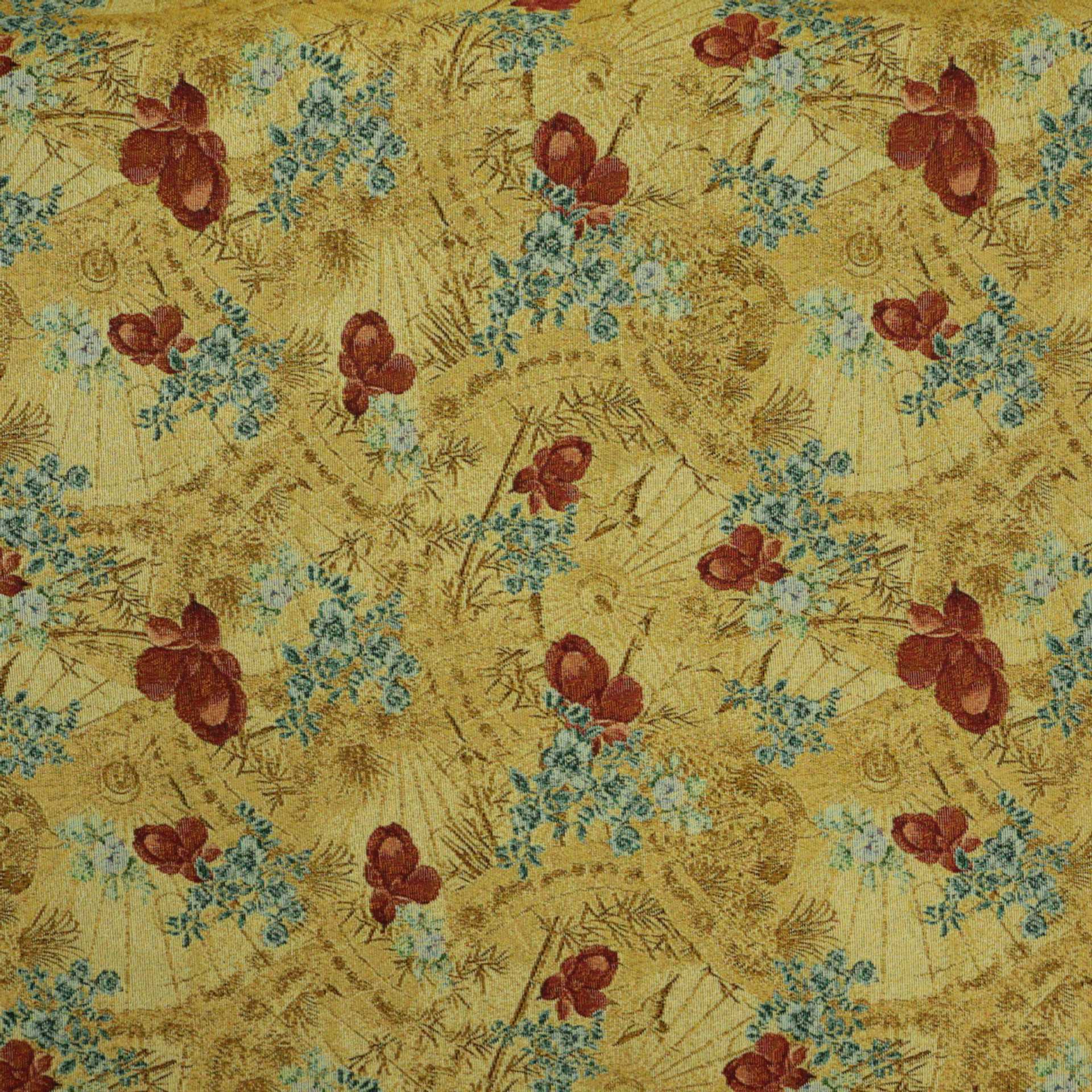 GJ6013 Lightweight Rayon Polyester Jacquard Fabric Brocade Jacquard Fabric