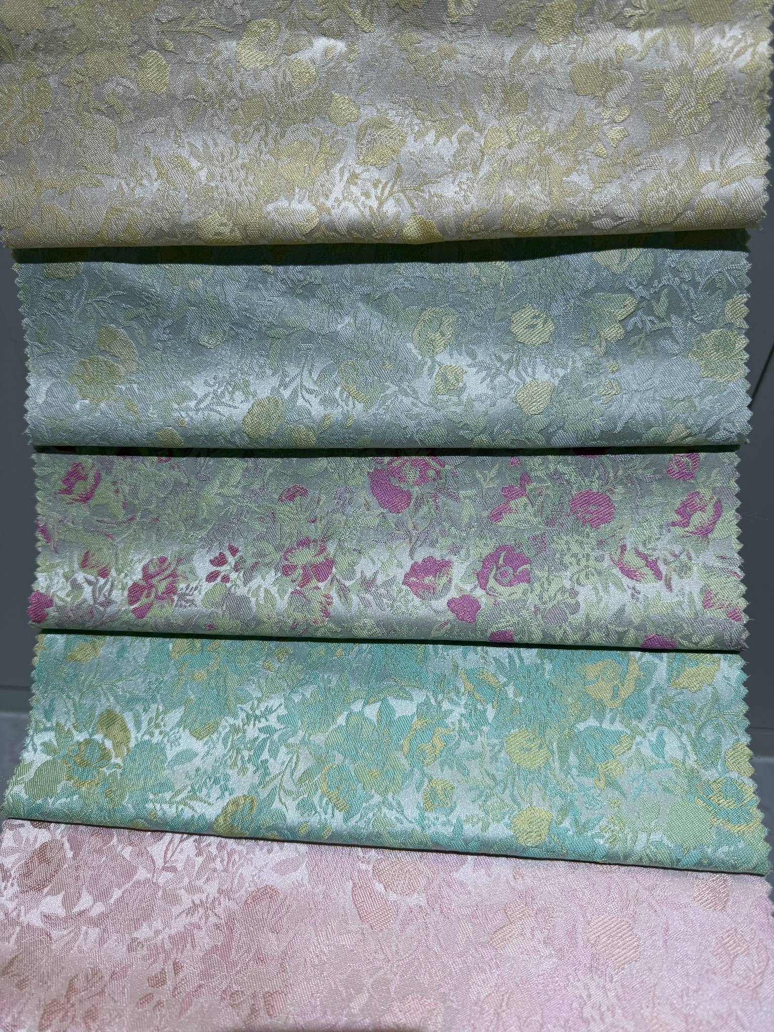 Customizable Songjin-Style Floral Brocade Jacquard Fabric Brocade Jacquard Fabric