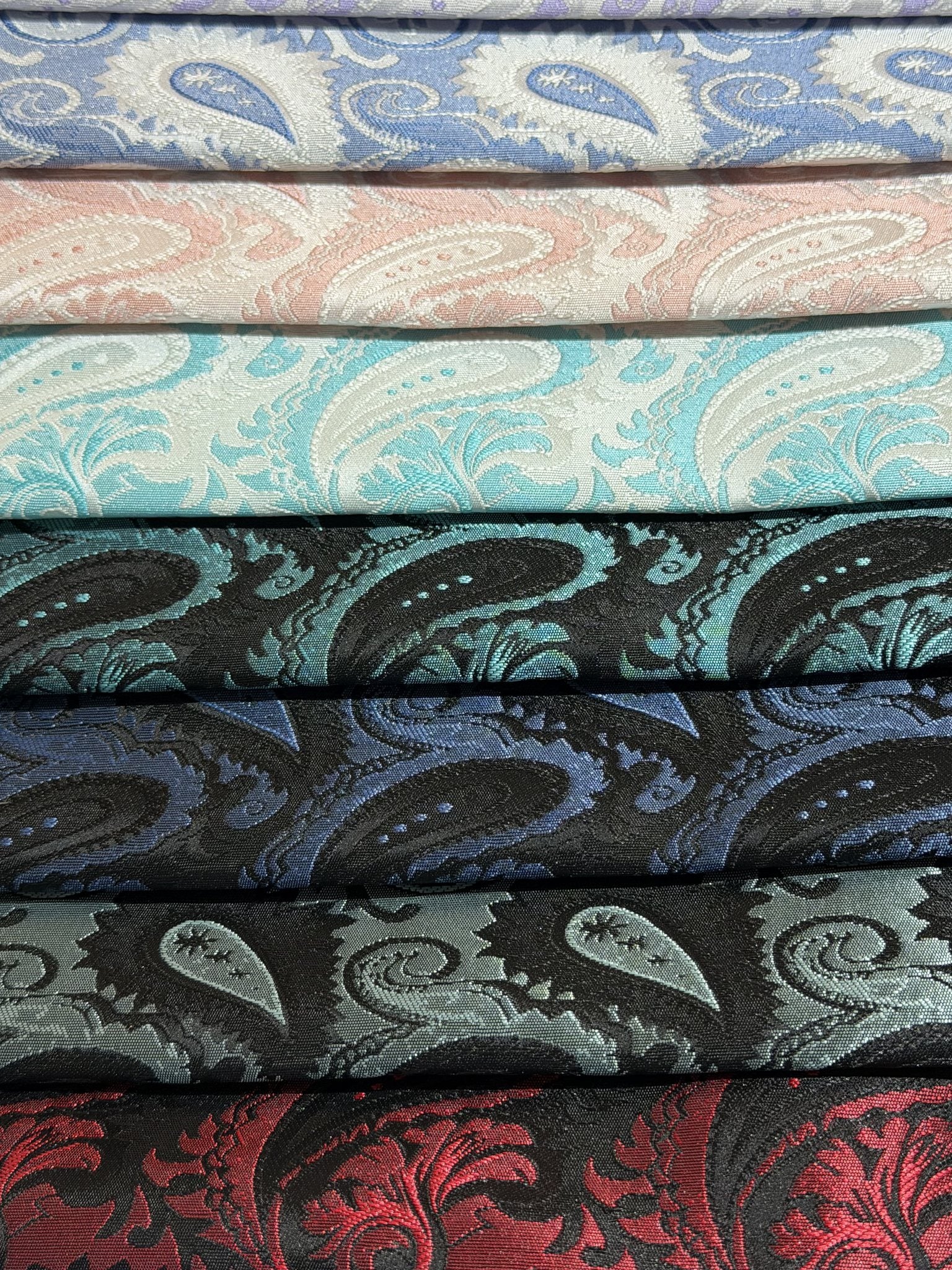 Songjin-Style Paisley Brocade Jacquard Fabric Brocade Jacquard Fabric