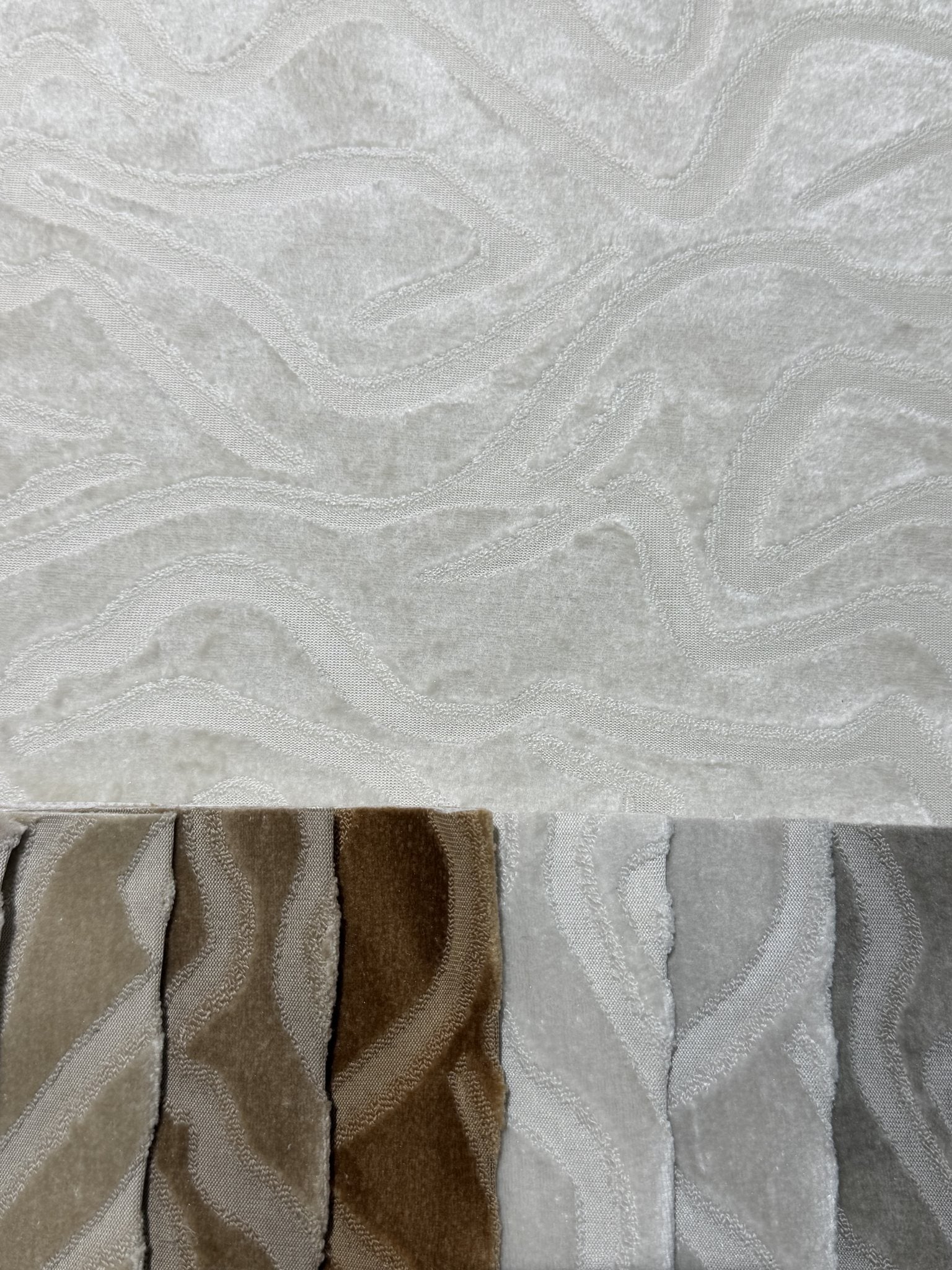 273-6 Customizable Raised-Yarn Wavy Jacquard Sofa Fabric Sofa & Upholstery