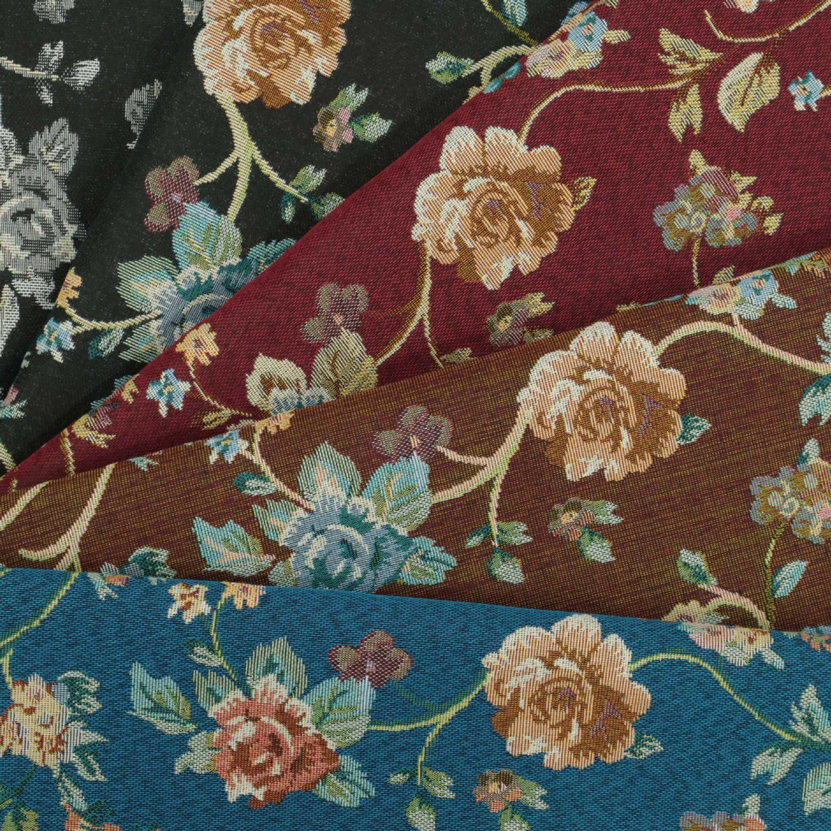 Vintage Rose Chenille Jacquard Sofa Fabric additional mill colorway or face 2