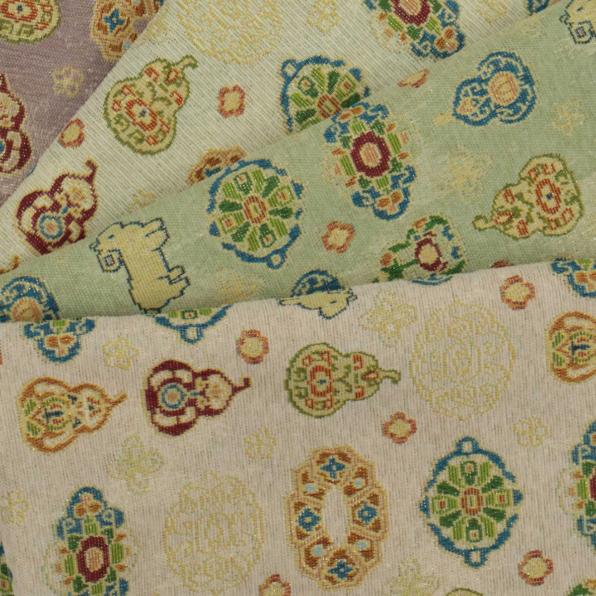 Zodiac Ram Chenille Jacquard Cushion Fabric additional mill colorway or face 2