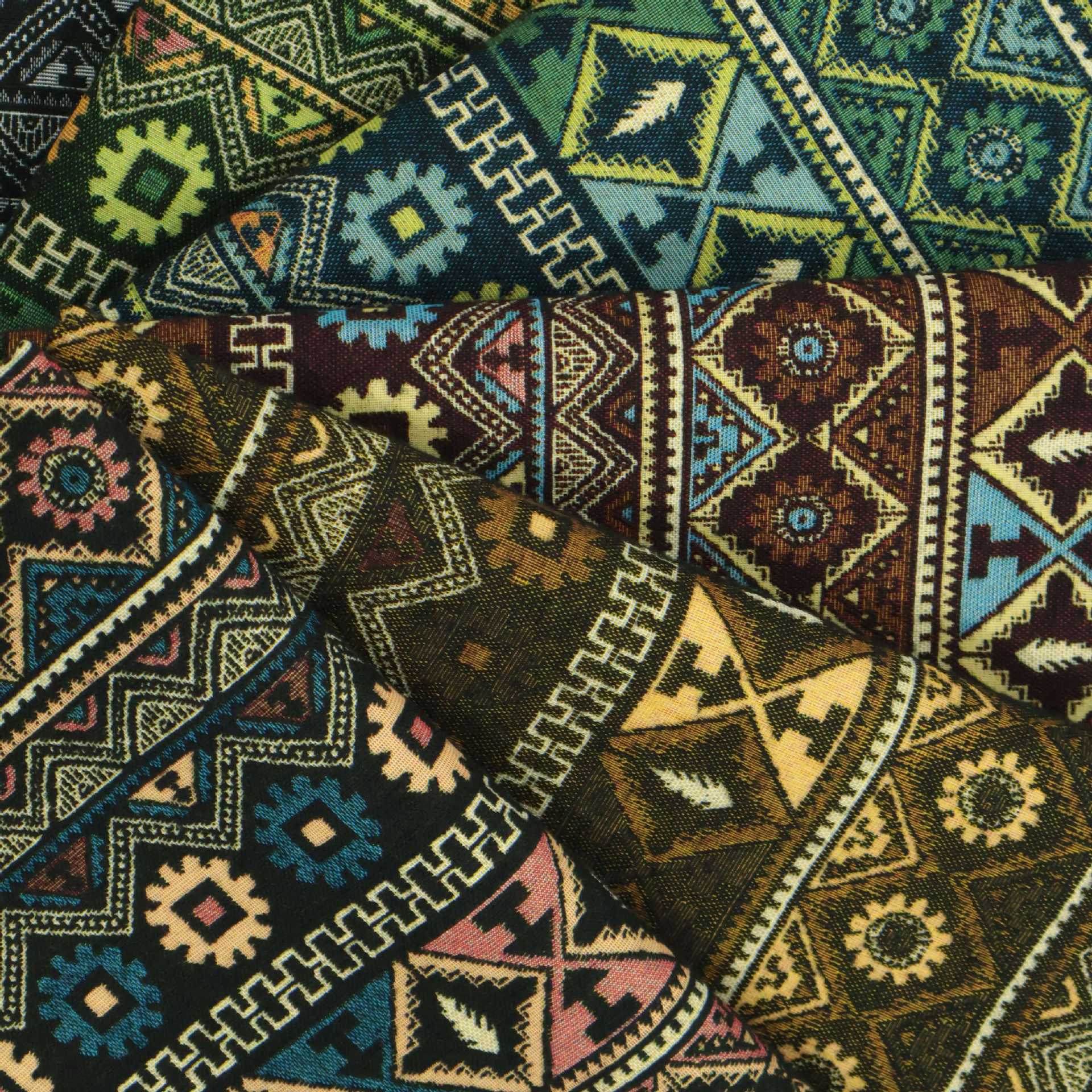 Geometric Plush Jacquard Sofa Cushion Fabric additional mill colorway or face 2