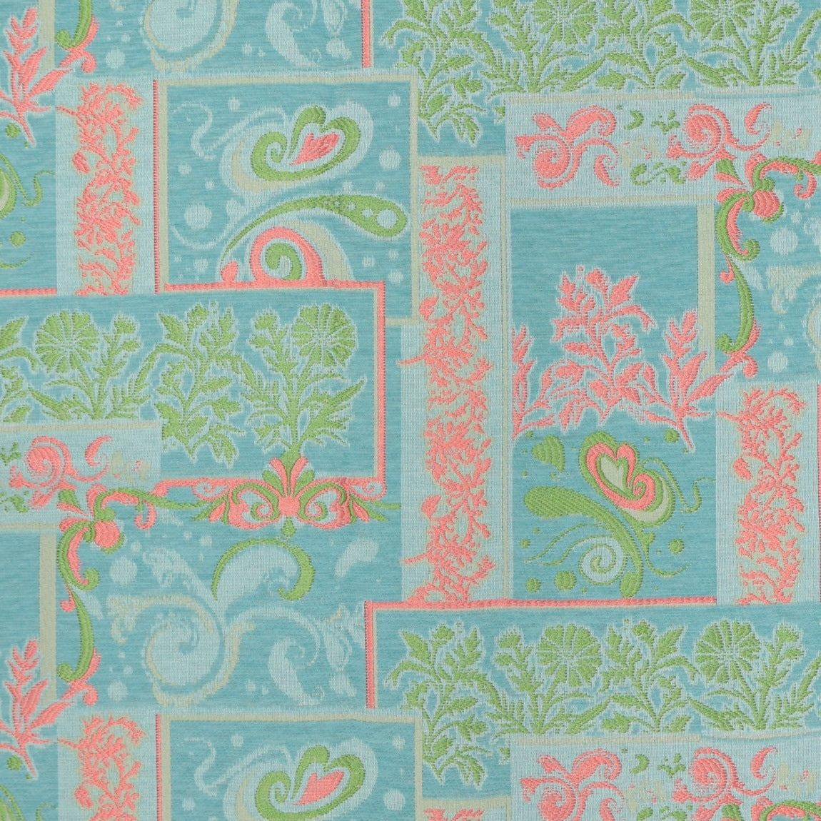 Paisley Tile Chenille Jacquard Sofa Fabric additional mill colorway or face 2