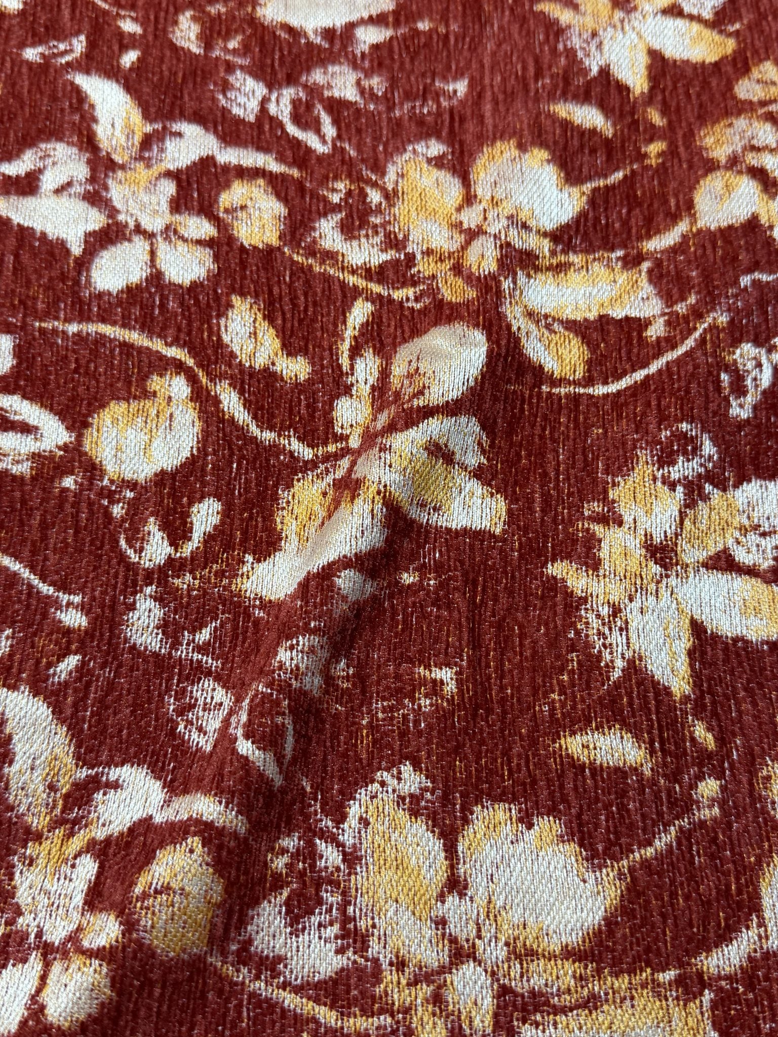 Customizable East Wind-Style Soft Chenille Jacquard Fabric Chenille Jacquard Fabric