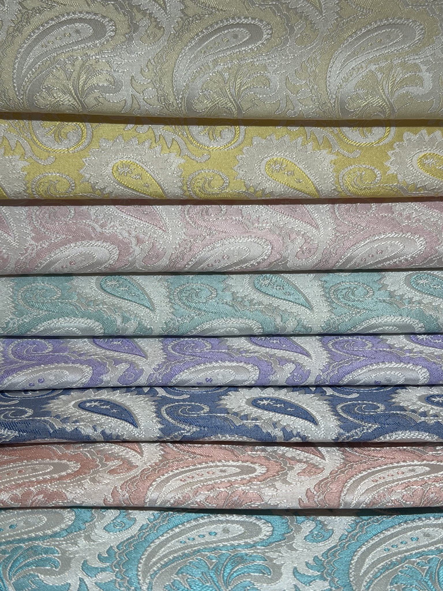 Songjin-Style Paisley Brocade Jacquard Fabric Brocade Jacquard Fabric