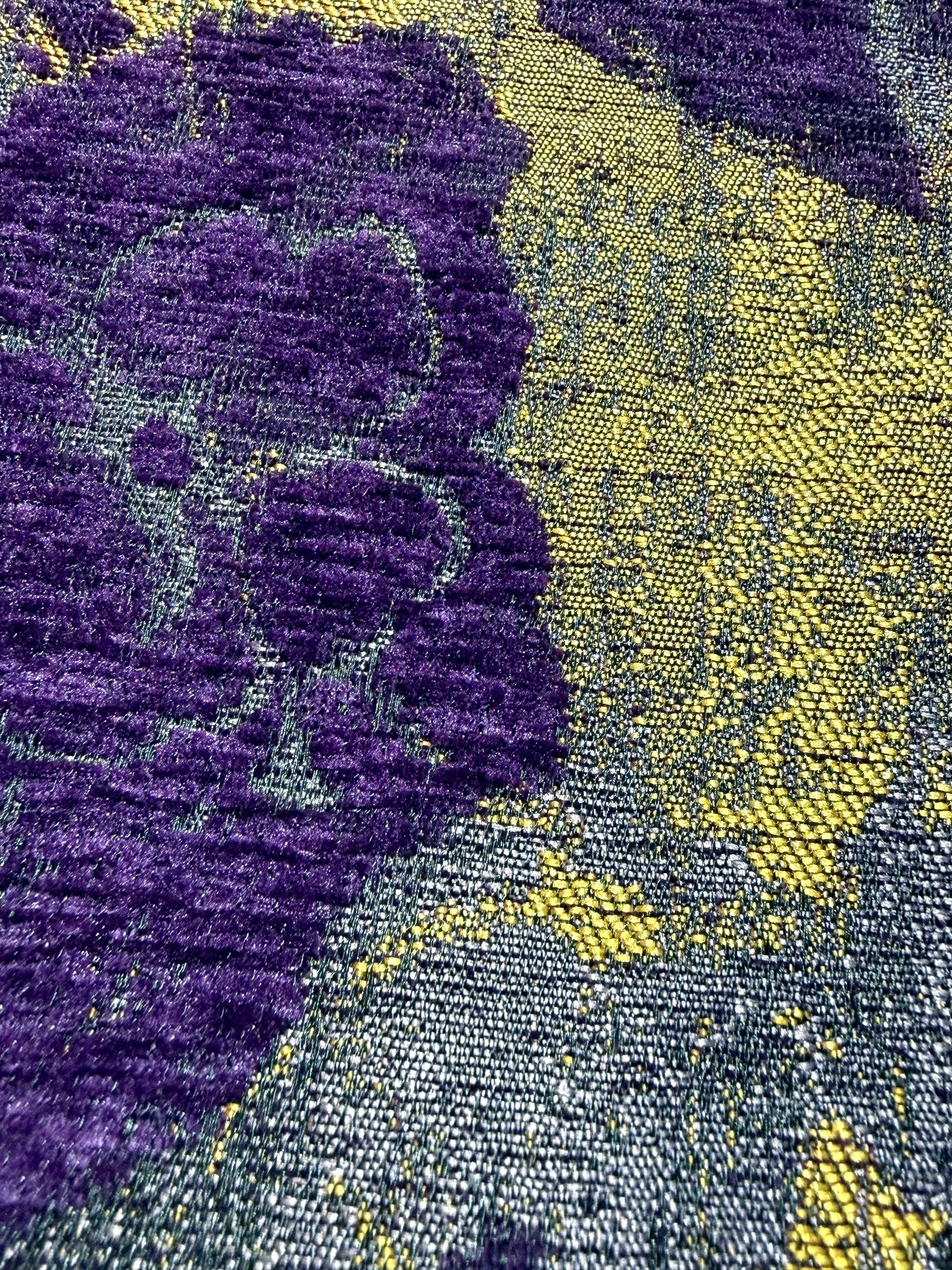 Customizable Vintage-Style Floral Chenille Jacquard Fabric Chenille Jacquard Fabric