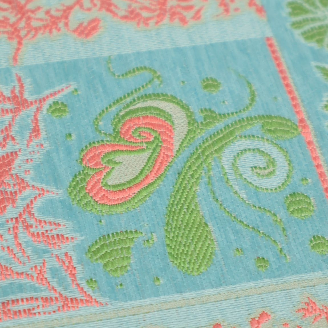 Paisley Tile Chenille Jacquard Sofa Fabric additional mill colorway or face 3