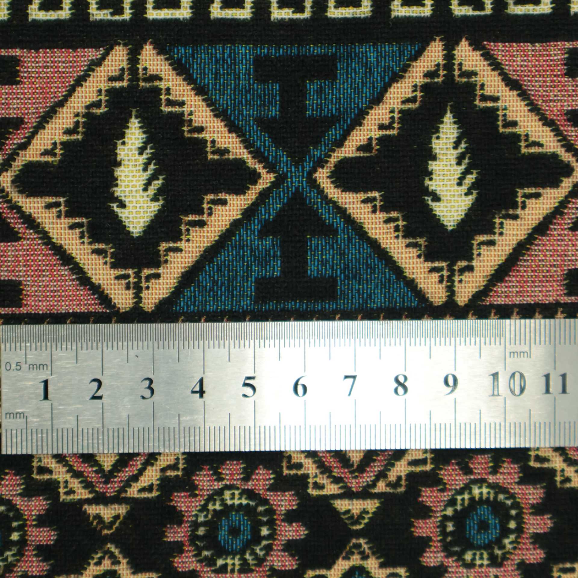 Geometric Plush Jacquard Sofa Cushion Fabric additional mill colorway or face 3