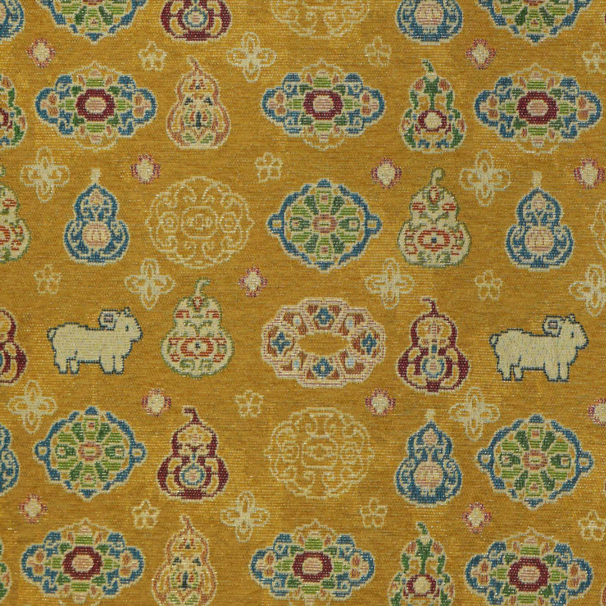 Zodiac Ram Chenille Jacquard Cushion Fabric additional mill colorway or face 3