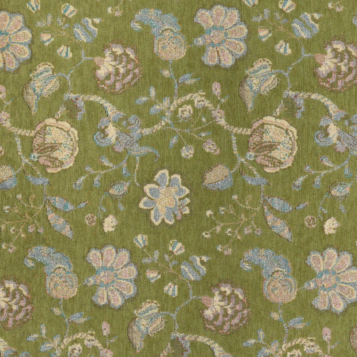 Garden Rose Chenille Jacquard Upholstery Fabric additional mill colorway or face 3