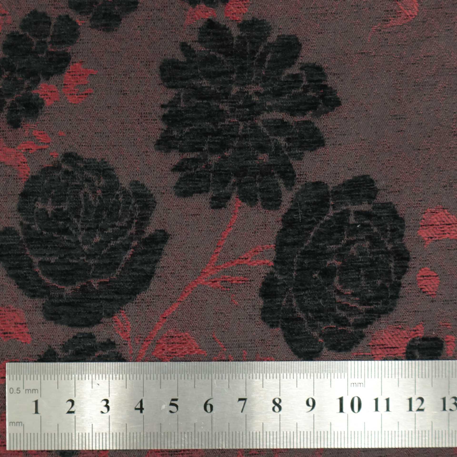 Rose Vine Chenille Jacquard Apparel Fabric additional mill colorway or face 3
