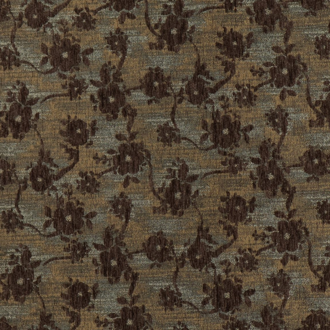 Cottage Floral Chenille Jacquard Upholstery Fabric additional mill colorway or face 3