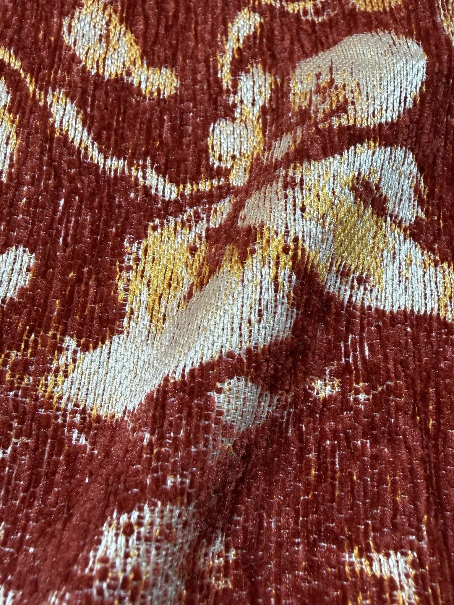 Customizable East Wind-Style Soft Chenille Jacquard Fabric Chenille Jacquard Fabric