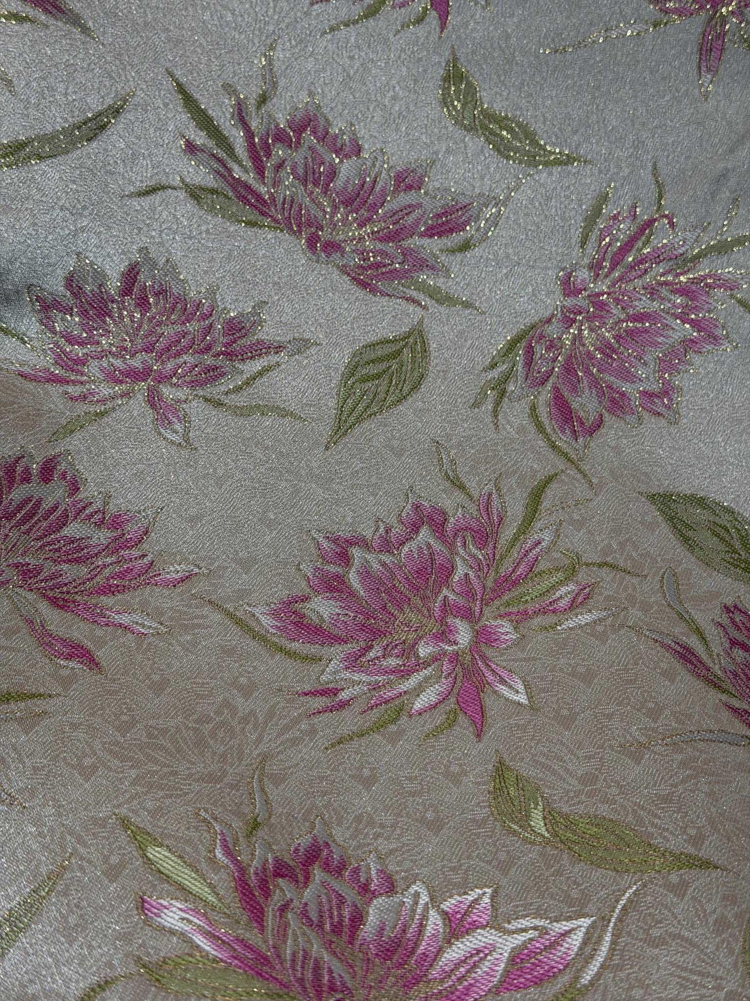 Customizable Chrysanthemum Songjin-Style Lightweight Brocade Jacquard Fabric Brocade Jacquard Fabric