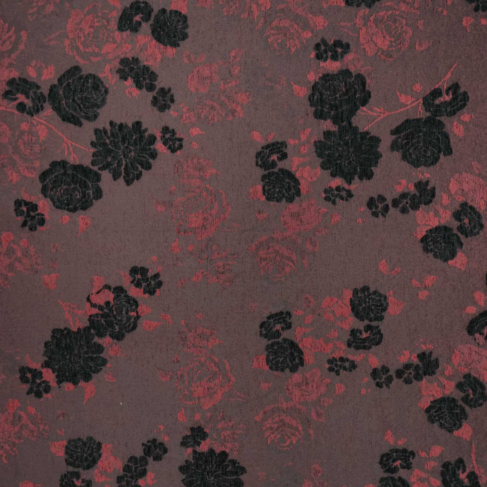Rose Vine Chenille Jacquard Apparel Fabric additional mill colorway or face 4