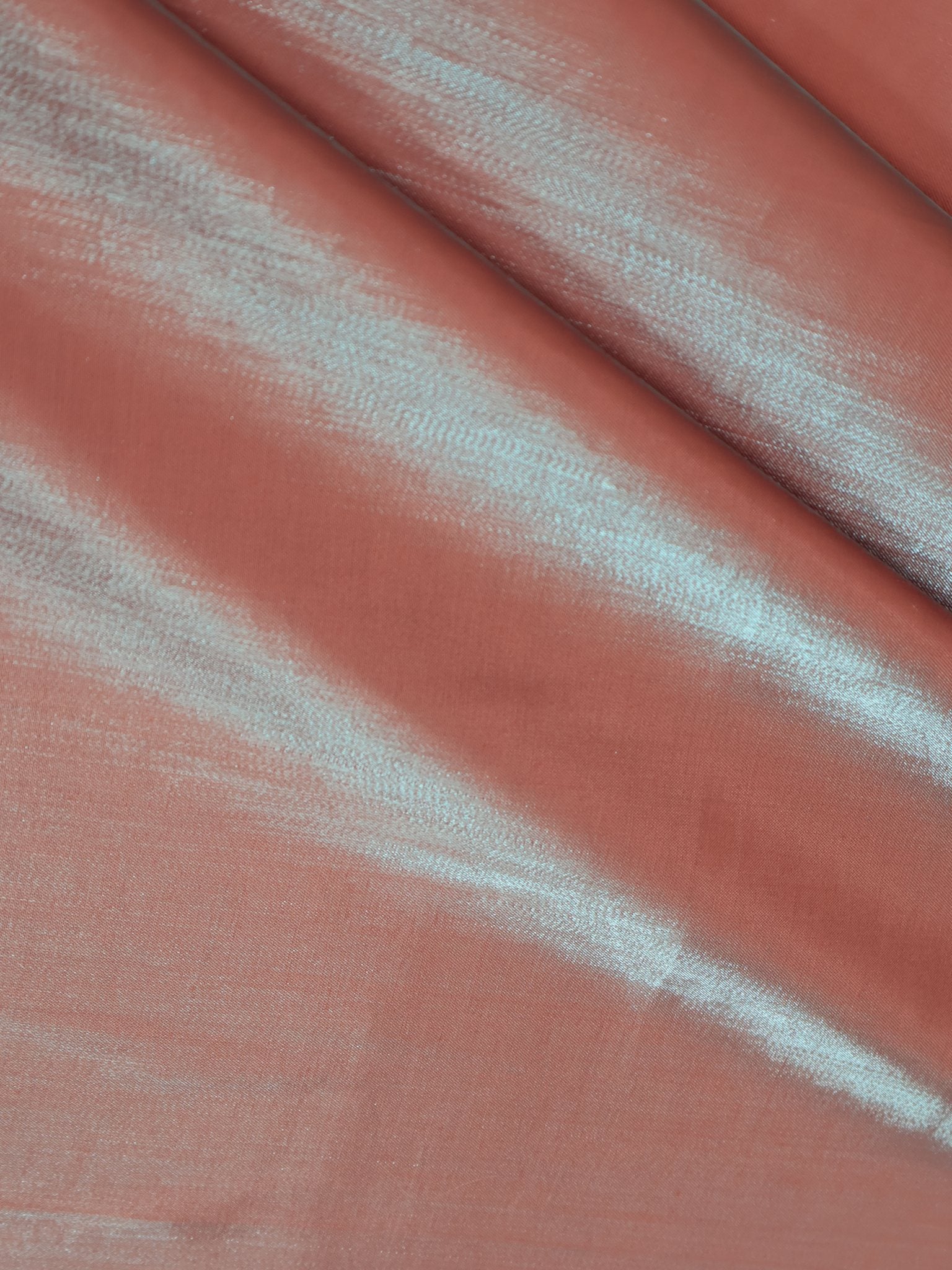 Cotton-Poly Iridescent Satin Apparel Fabric Viscose/Rayon Jacquard