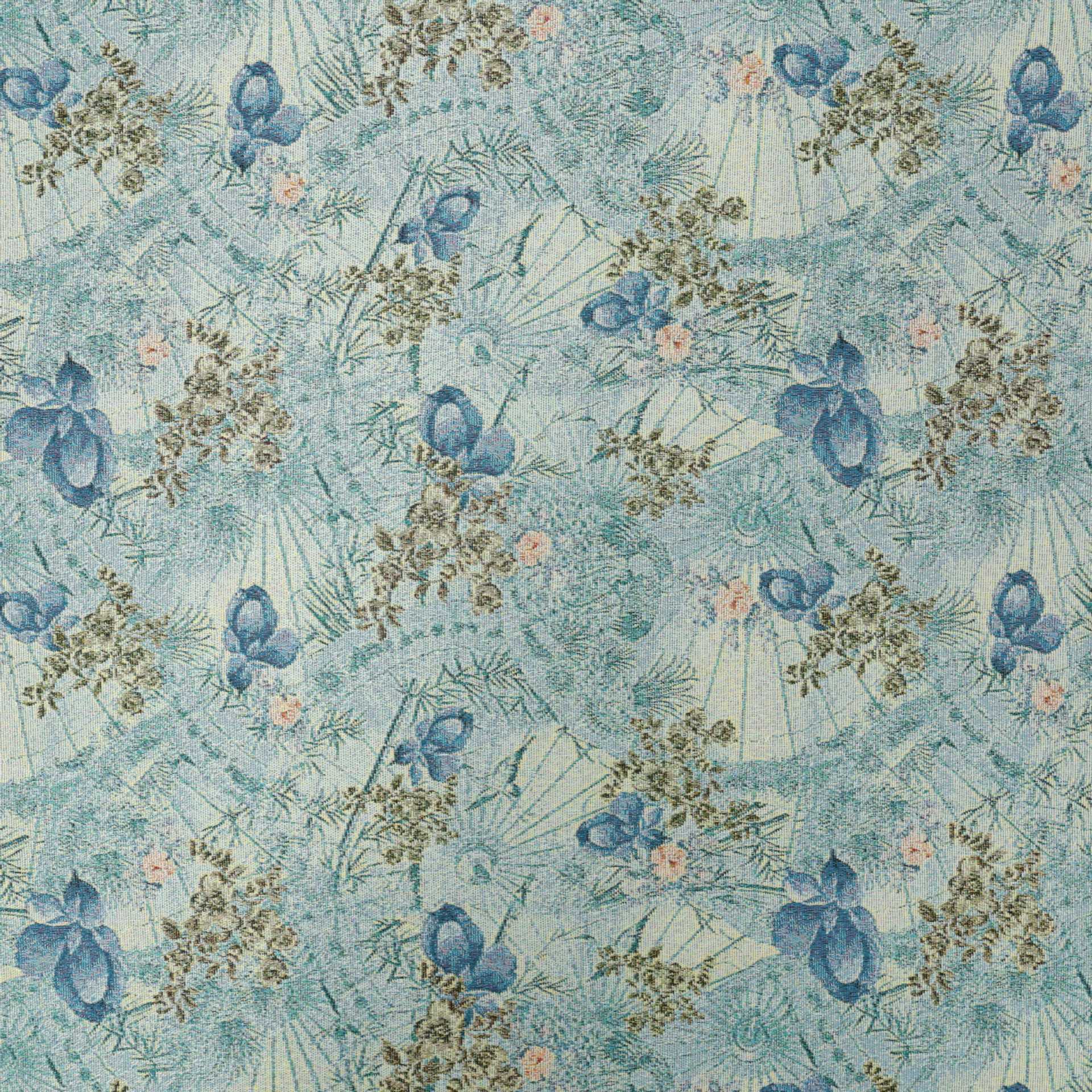 GJ6013 Lightweight Rayon Polyester Jacquard Fabric Brocade Jacquard Fabric
