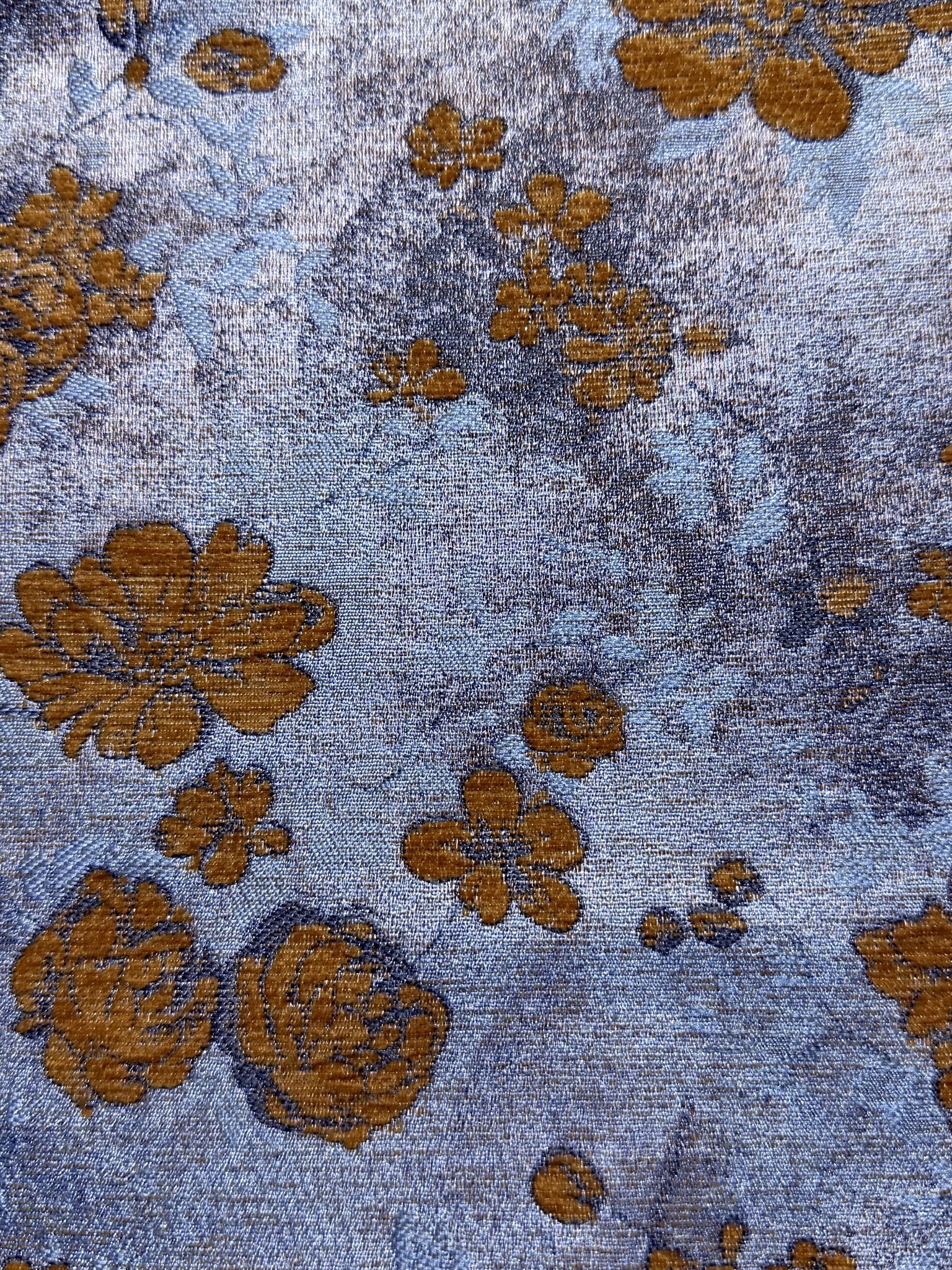 Customizable Vintage Floral Chenille Jacquard Fabric Chenille Jacquard Fabric
