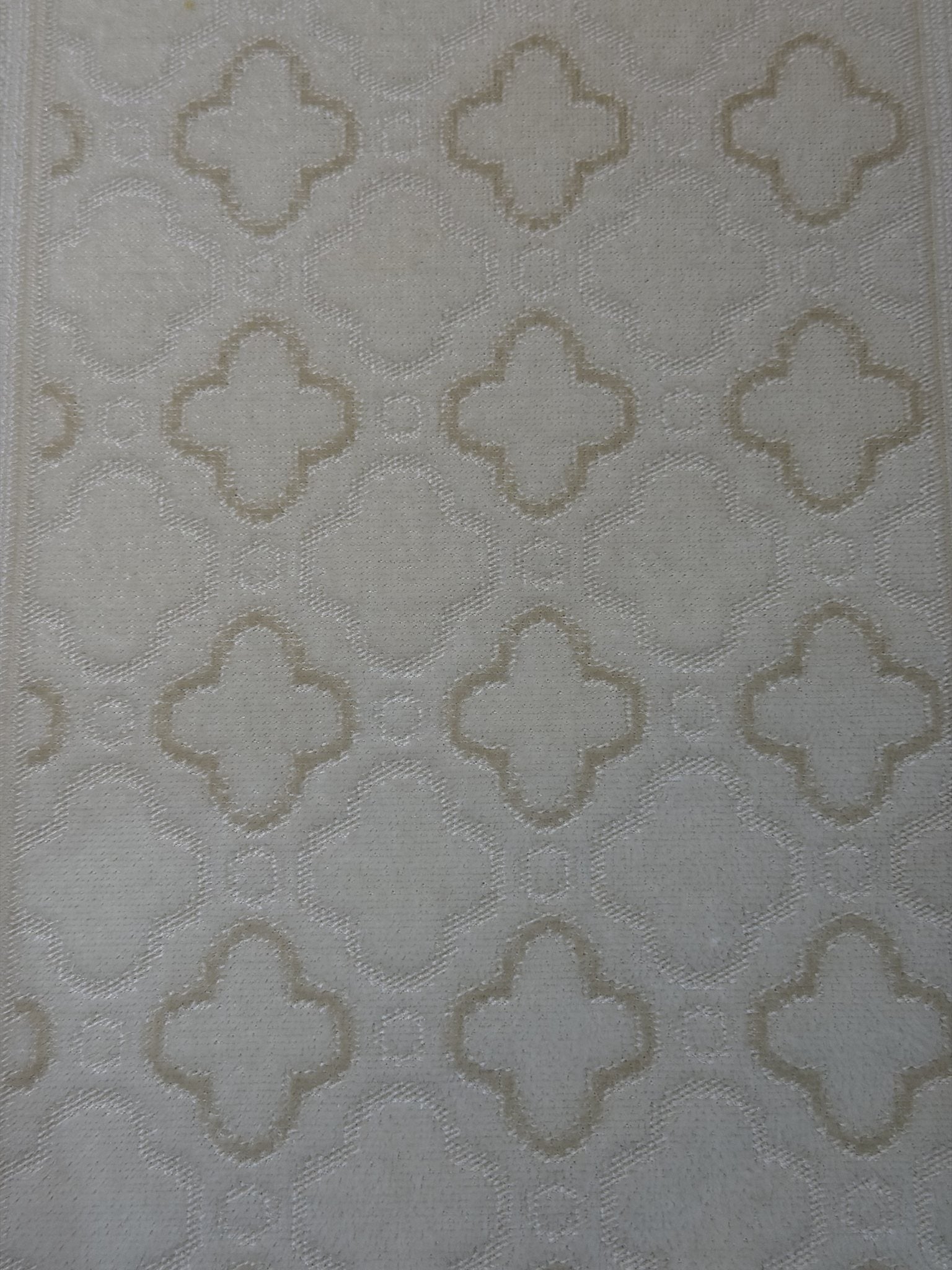 Ornamental Geometric Cut Velvet Upholstery Fabric Sofa & Upholstery Fabric