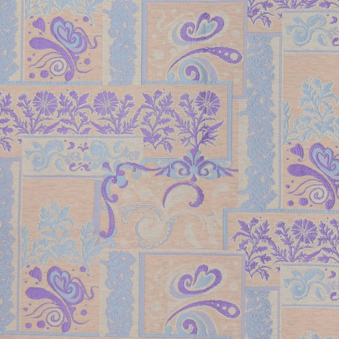 Paisley Tile Chenille Jacquard Sofa Fabric additional mill colorway or face 5