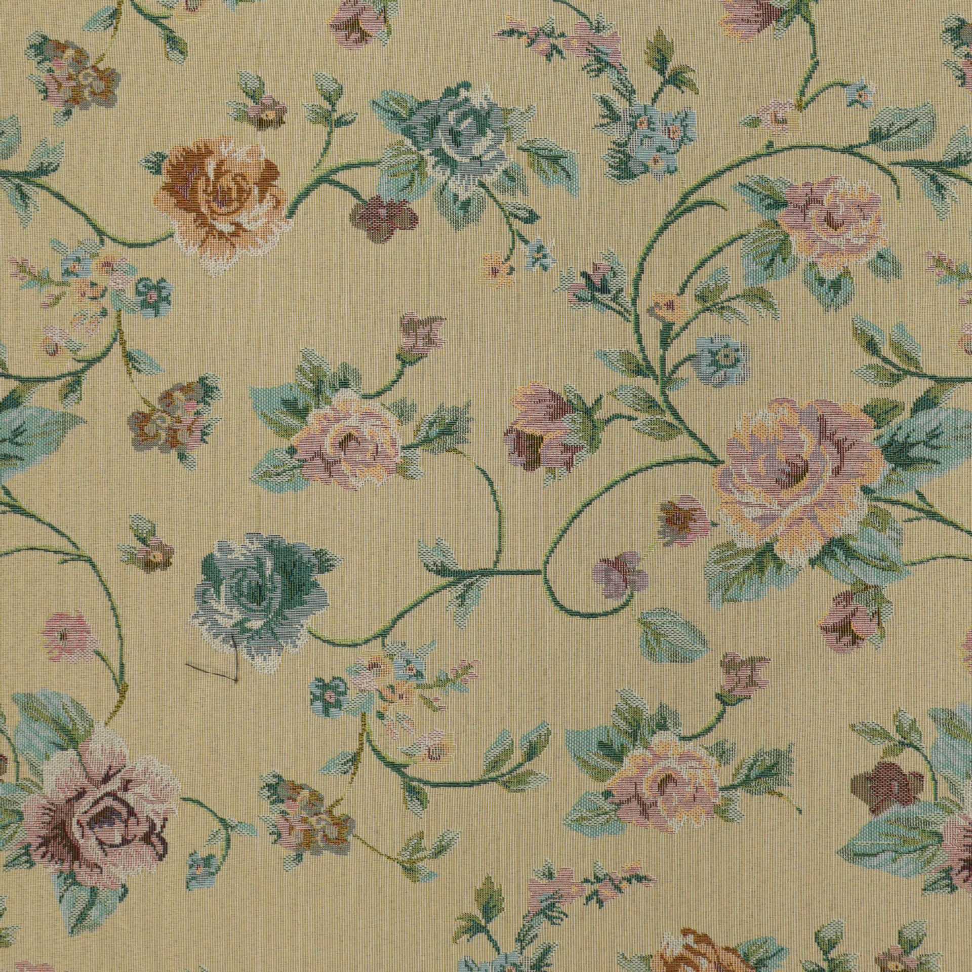 Vintage Rose Chenille Jacquard Sofa Fabric additional mill colorway or face 5