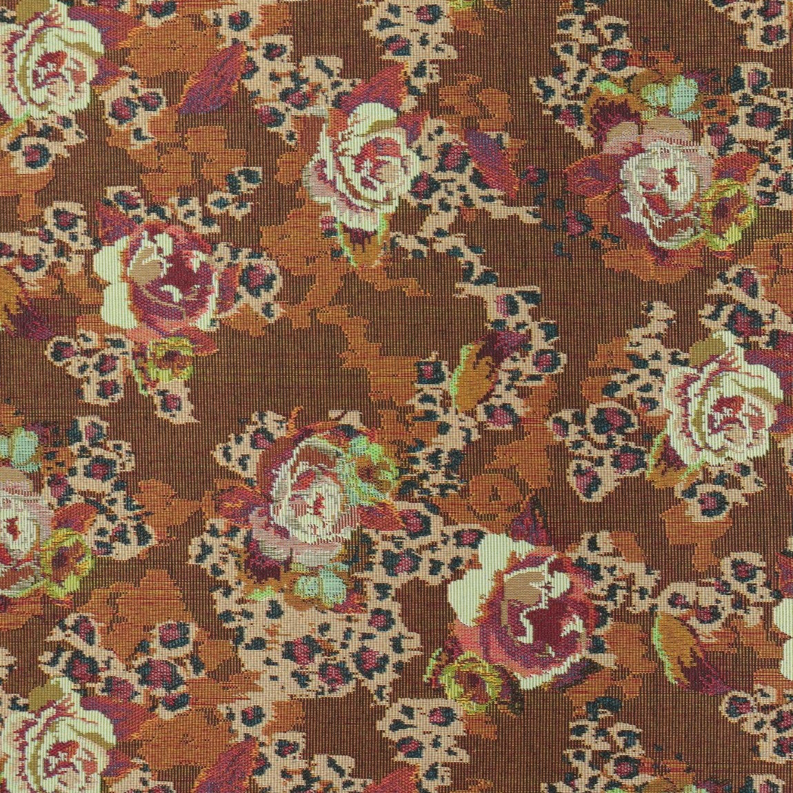 Vintage Rose Jacquard Sofa Curtain Fabric additional mill colorway or face 5