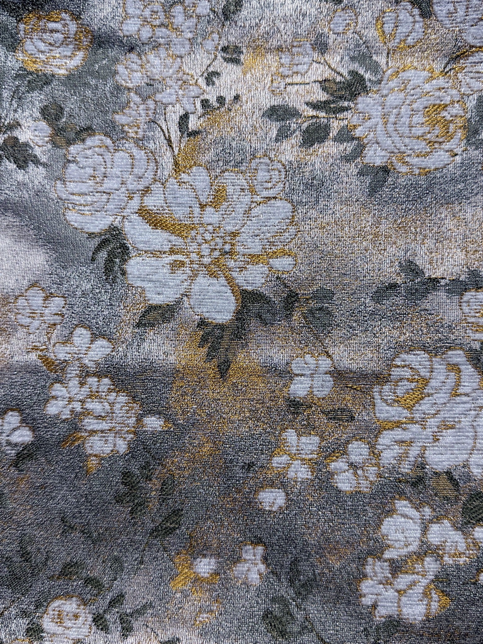 Customizable Vintage Floral Chenille Jacquard Fabric Chenille Jacquard Fabric