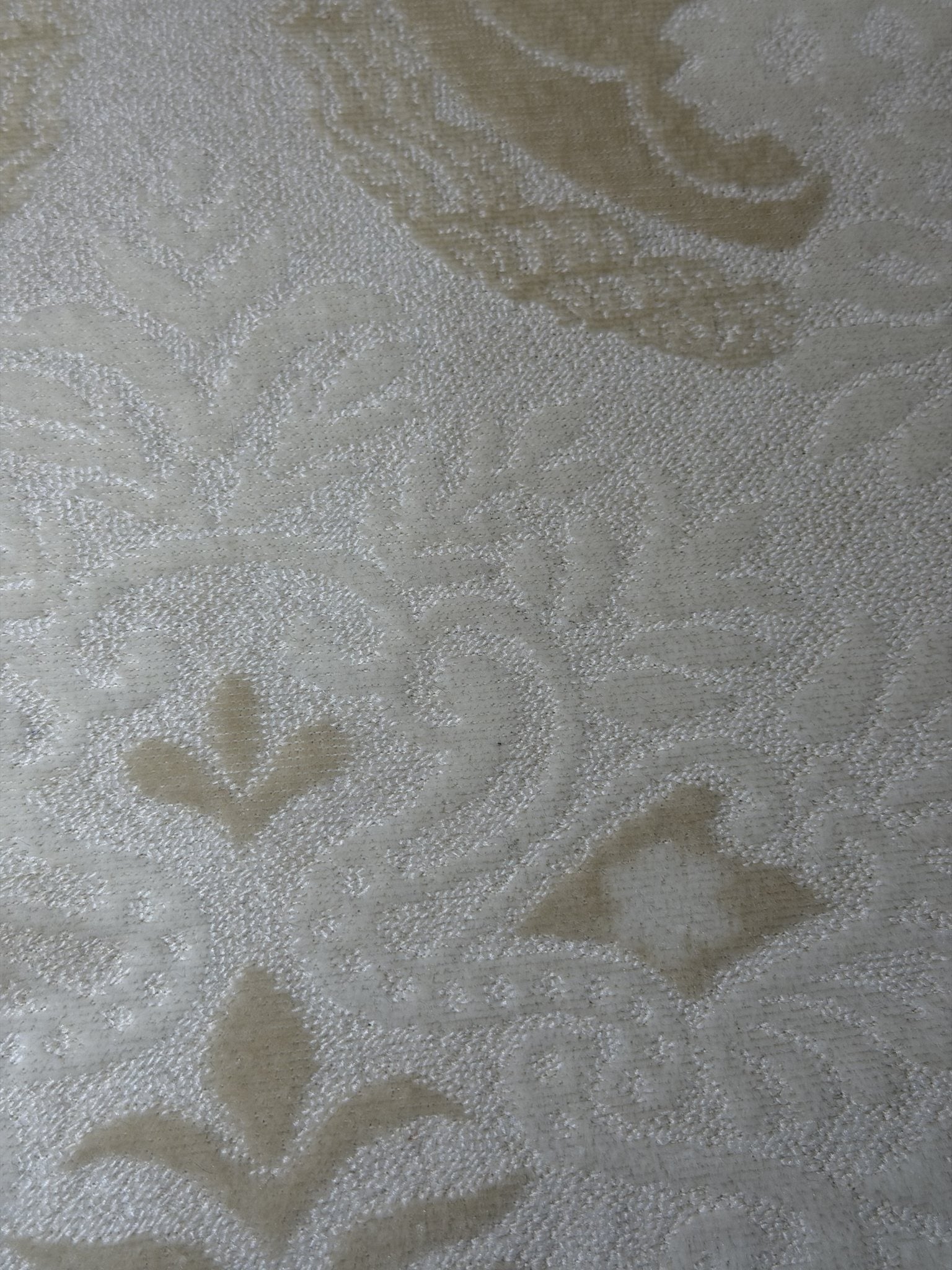 Ornamental Geometric Cut Velvet Upholstery Fabric Sofa & Upholstery Fabric