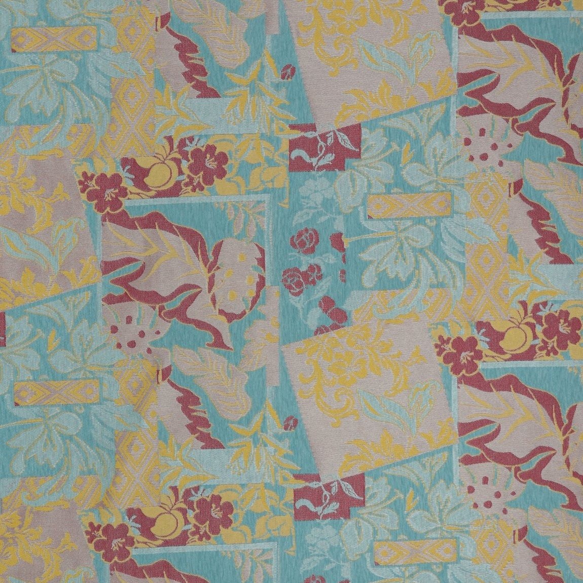 Tropical Plant Chenille Jacquard Sofa Fabric additional mill colorway or face 6