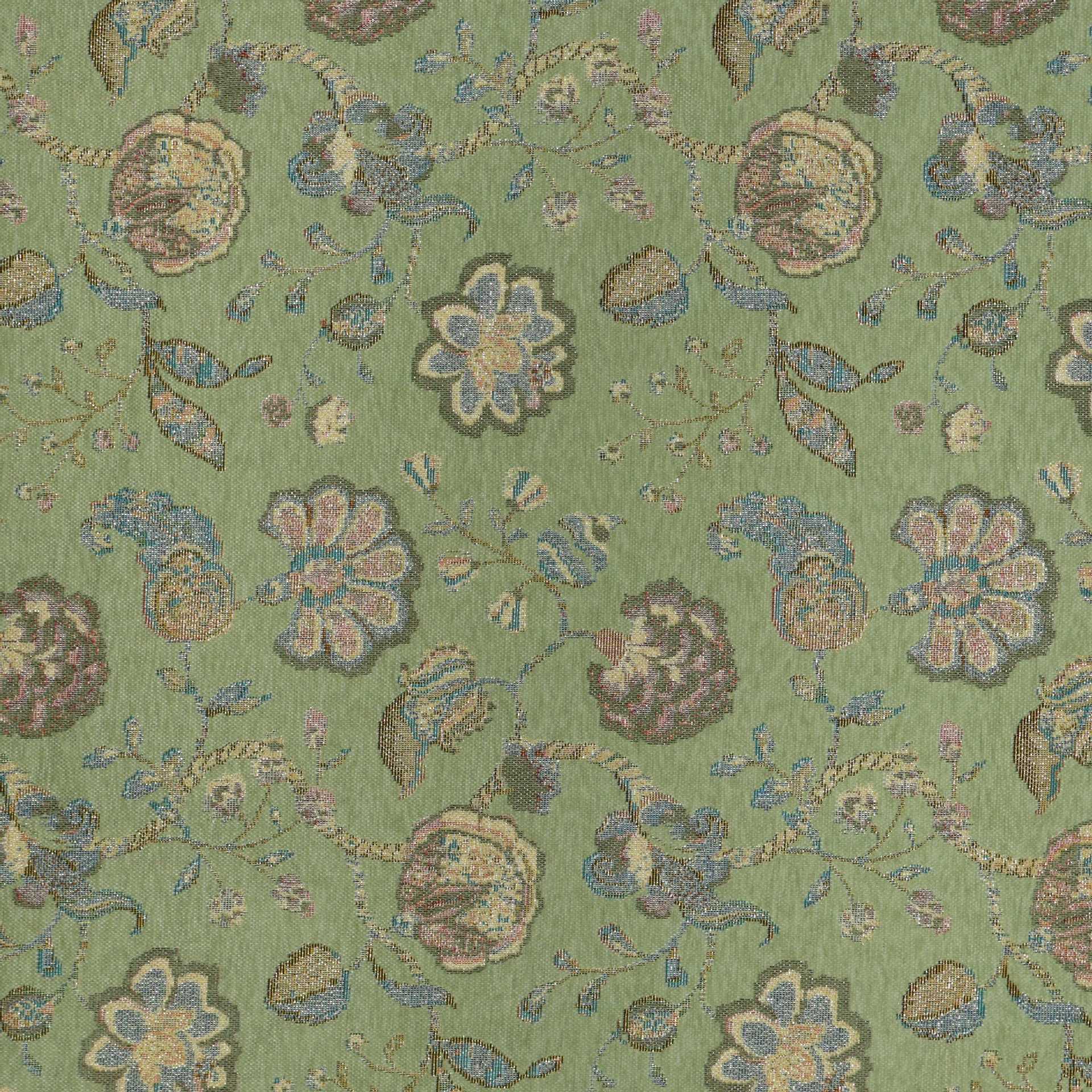 Garden Rose Chenille Jacquard Upholstery Fabric additional mill colorway or face 6