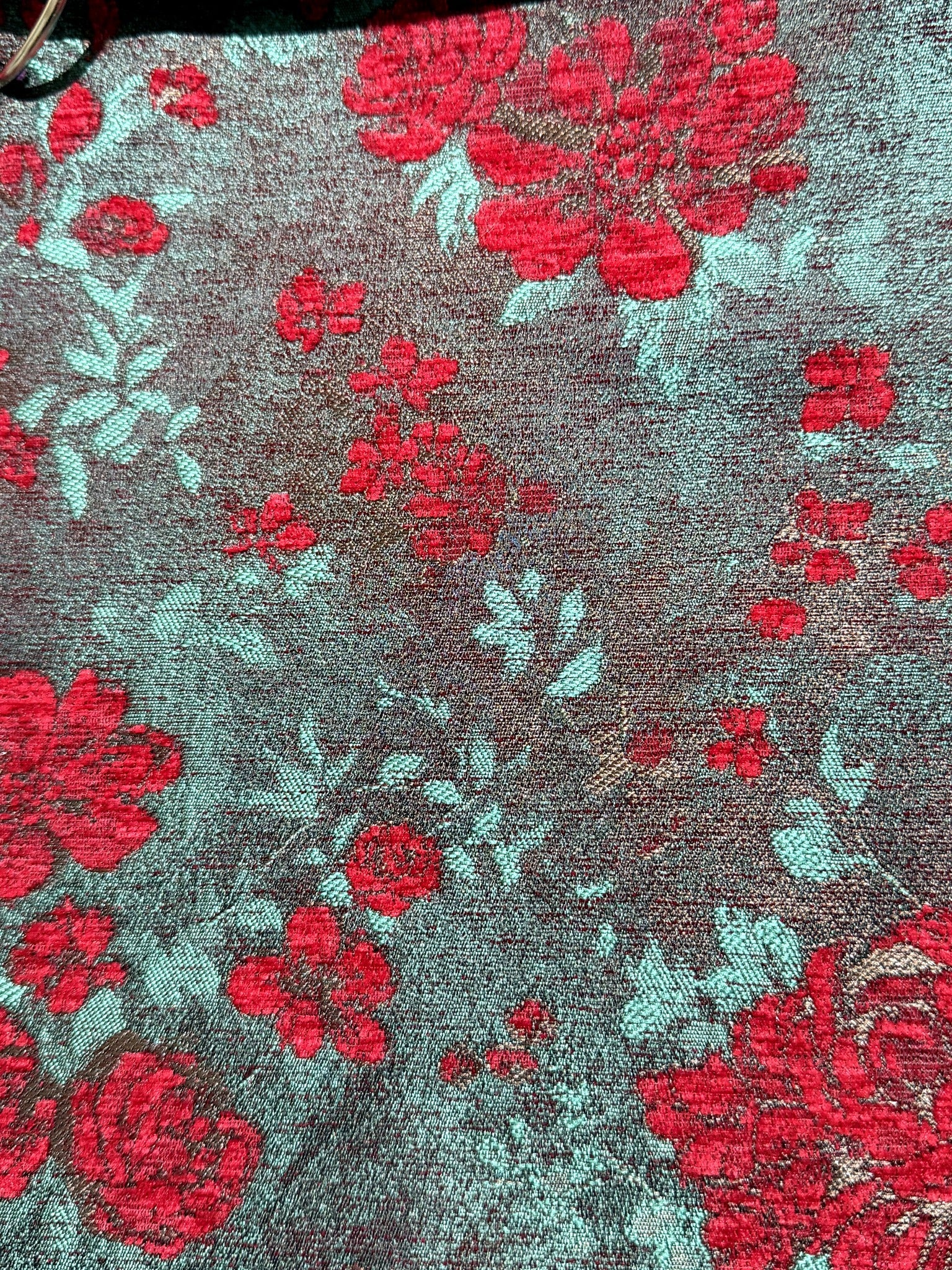 Customizable Vintage Floral Chenille Jacquard Fabric Chenille Jacquard Fabric