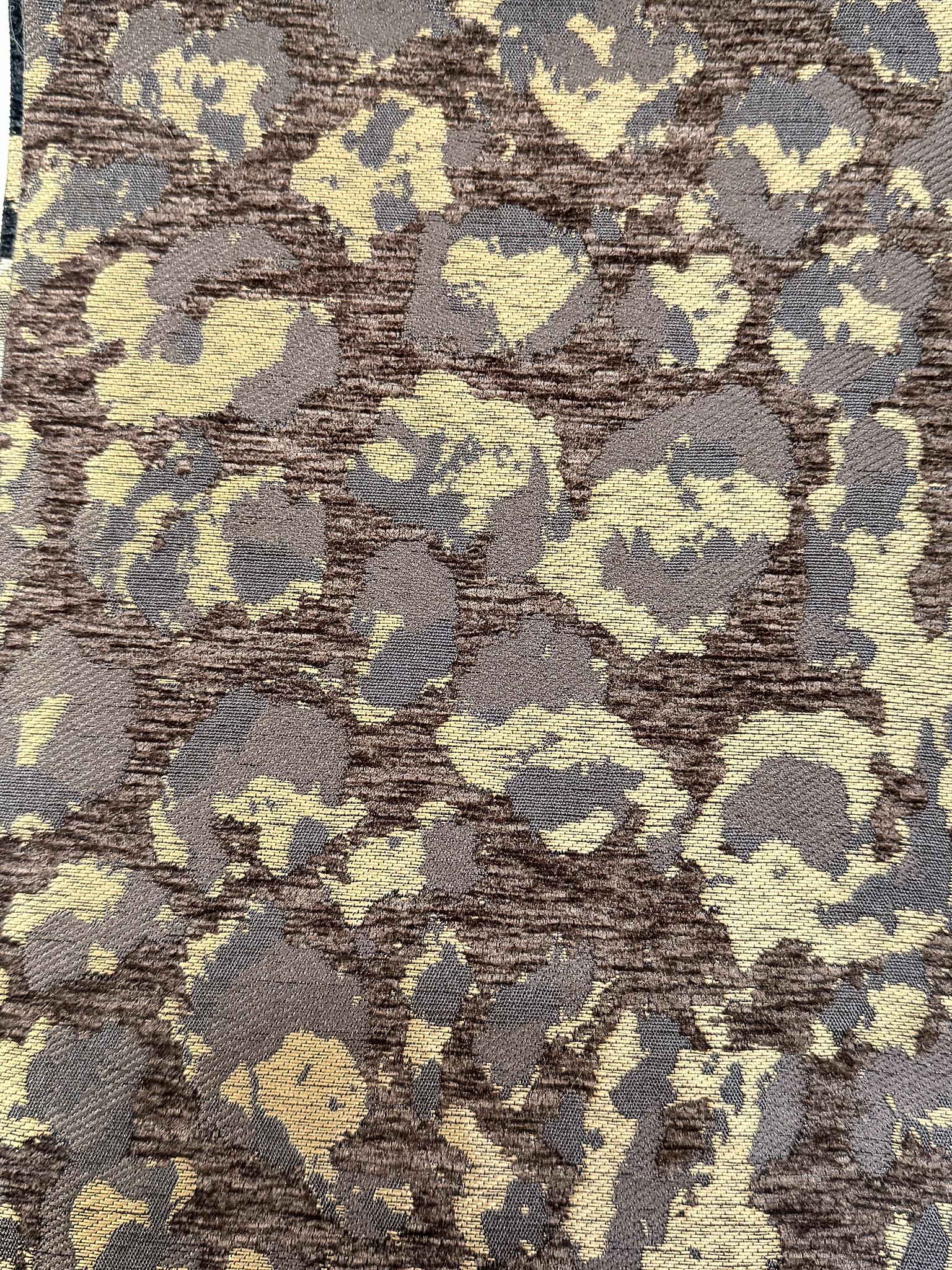 PFA1040 Abstract Leopard Chenille Jacquard Home Textile Fabric Chenille Jacquard Fabric