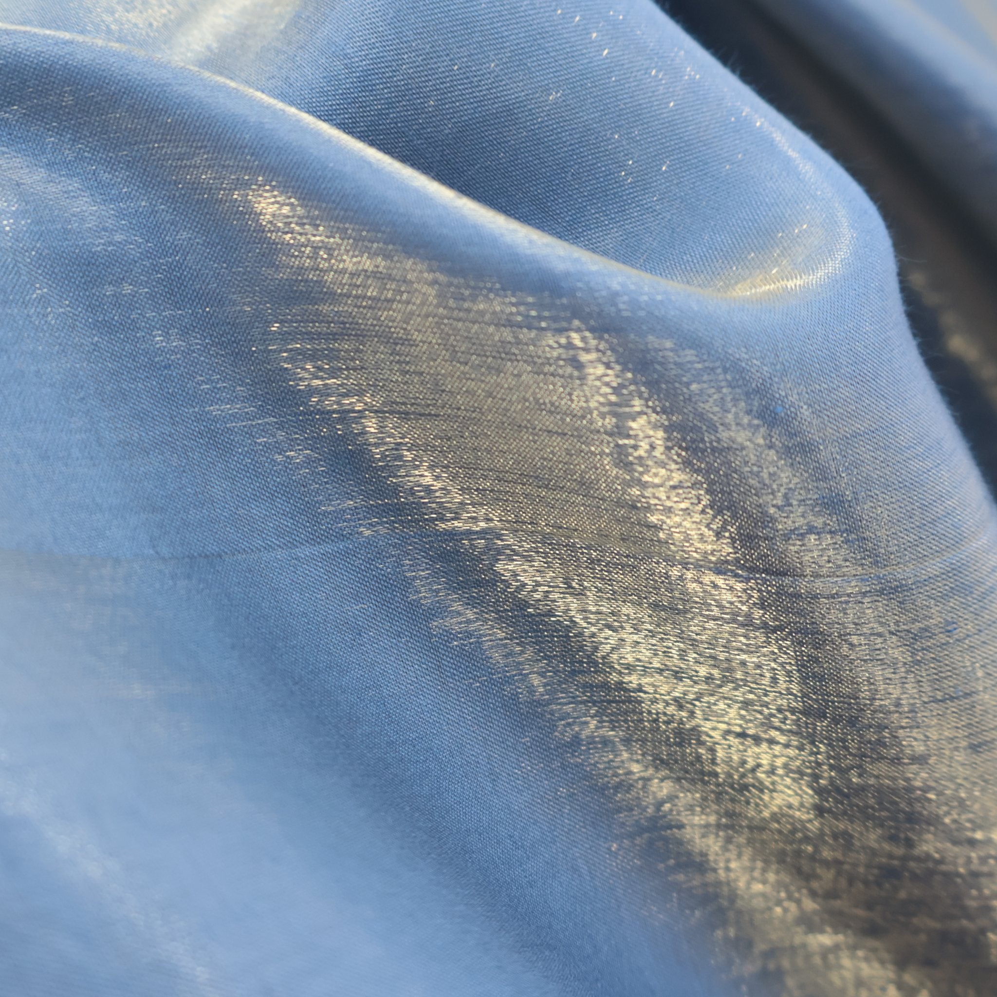 Iridescent Mermaid Satin Apparel Fabric Viscose/Rayon Jacquard