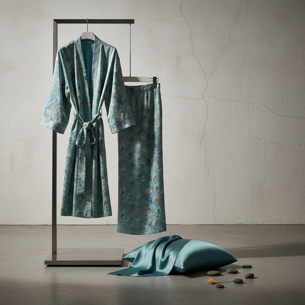 GJ6013 jacquard fabric loungewear application concept
