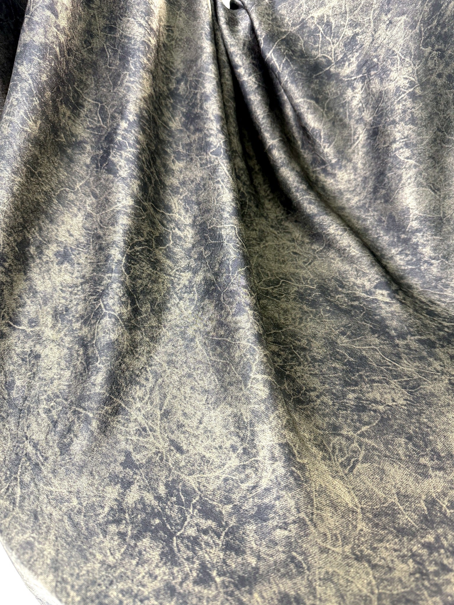 Dark Olive Botanical Floral Jacquard Fabric Jacquard Apparel Fabric