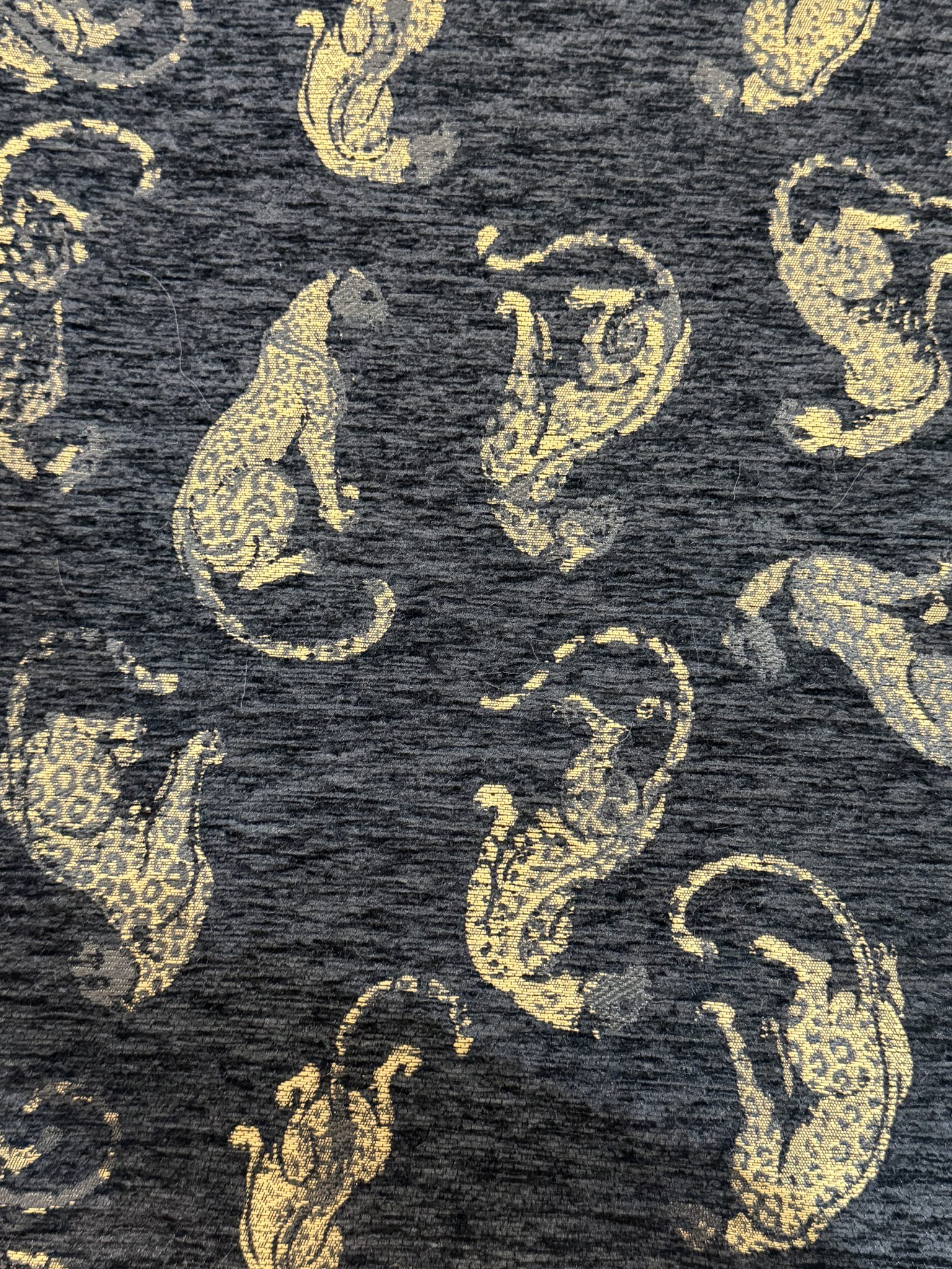 Leopard Figure Chenille Jacquard Home Textile Fabric Chenille Jacquard Fabric