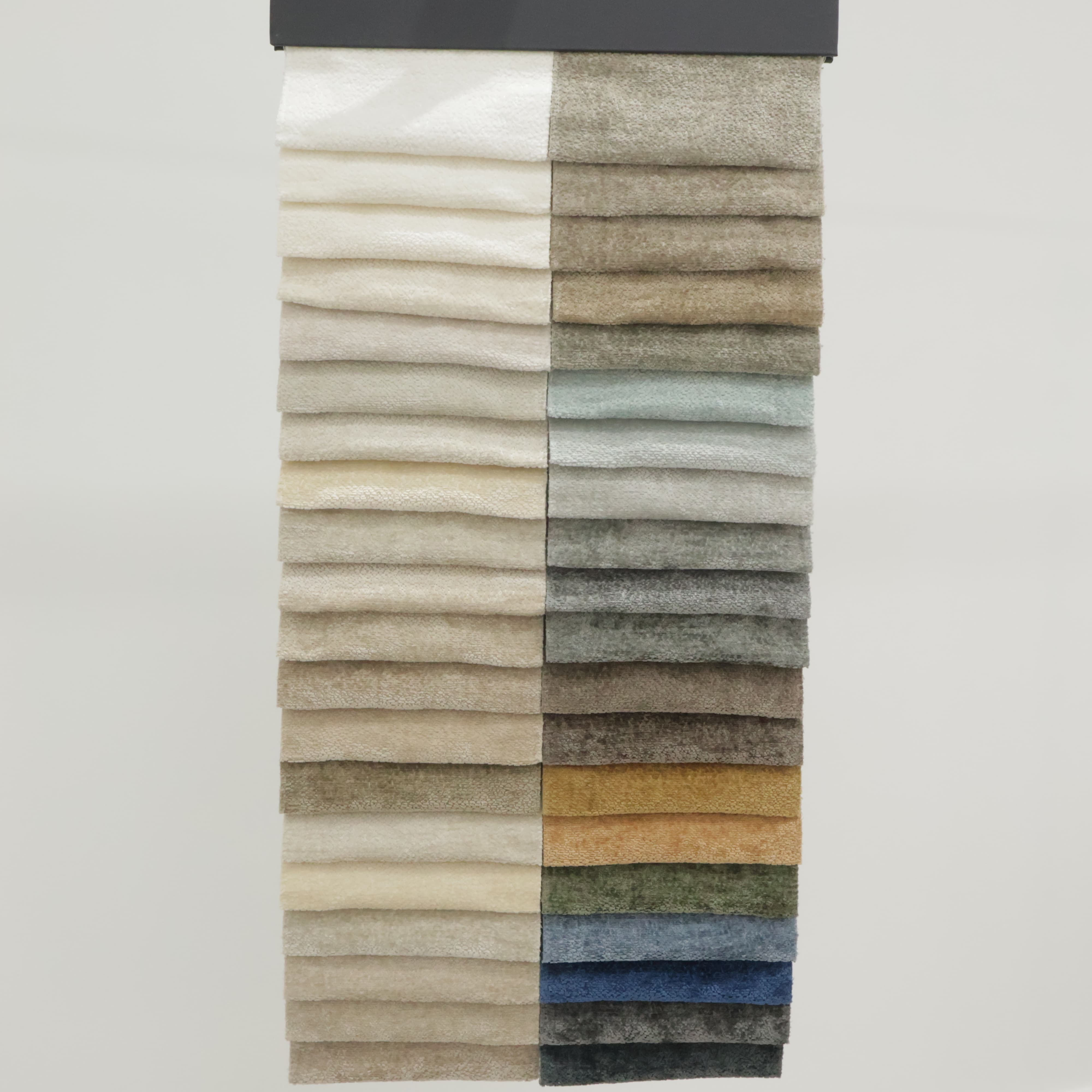 Plain Solid Chenille Jacquard Upholstery Fabric Sofa & Upholstery