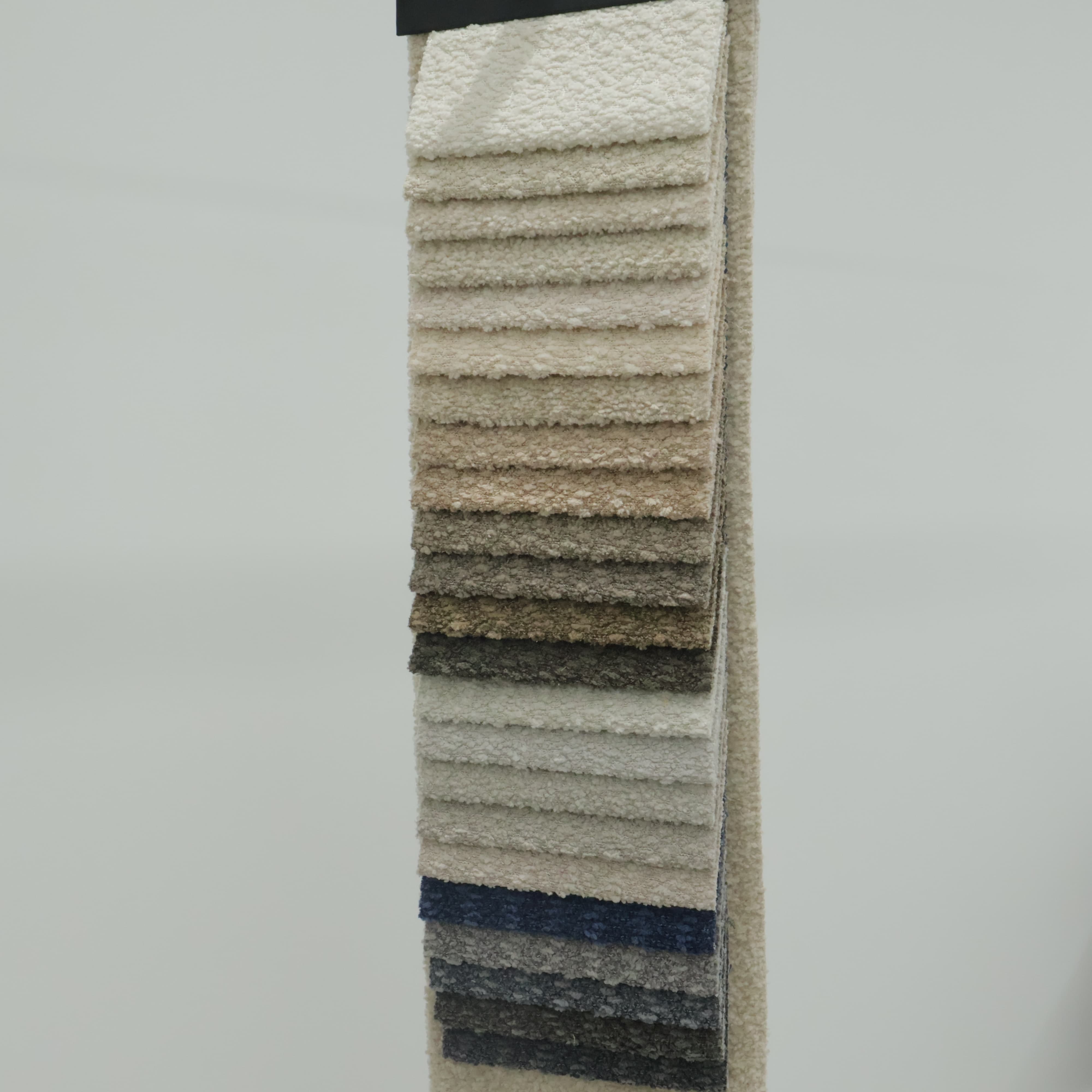 Boucle Chenille Jacquard Upholstery Fabric Sofa & Upholstery