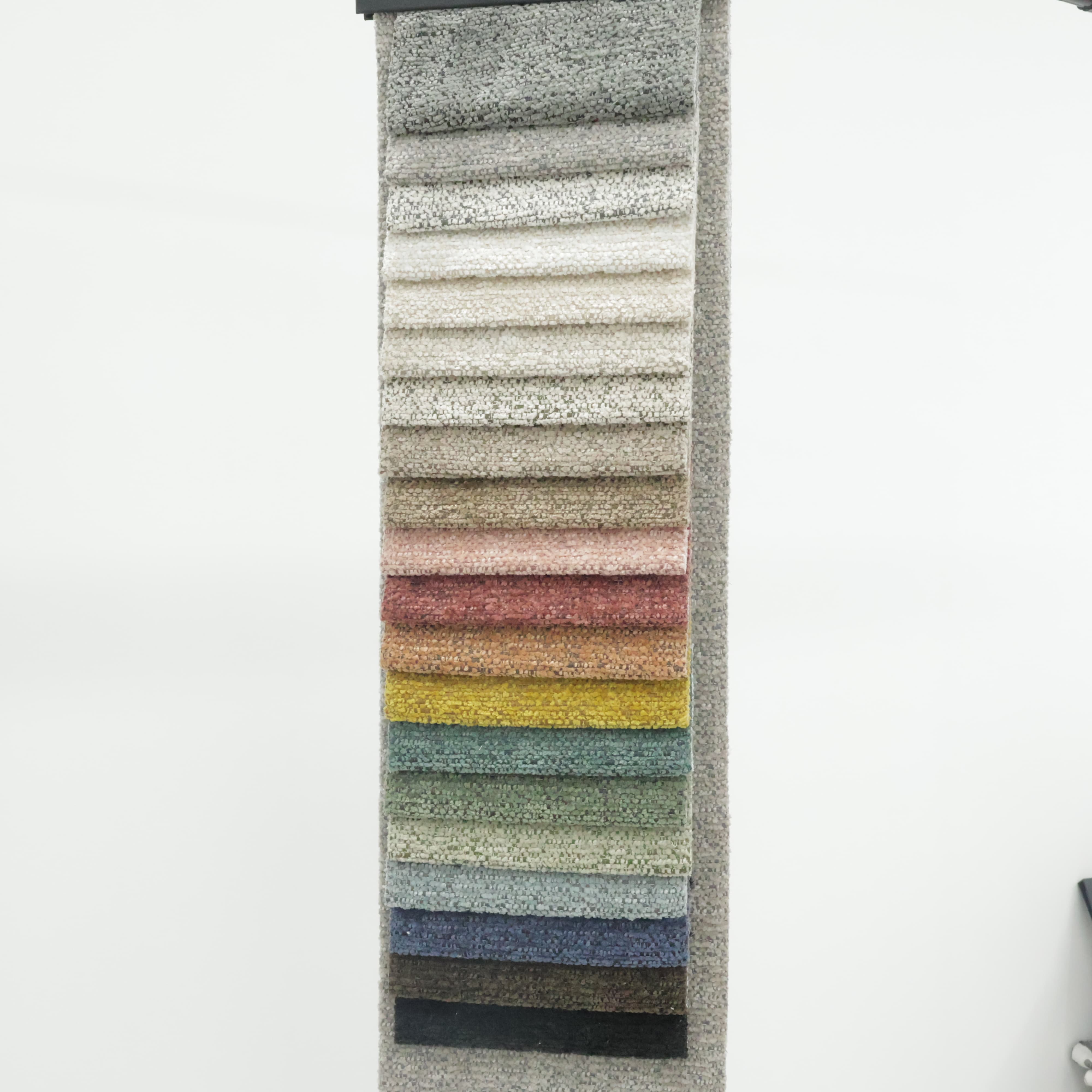 Multi-Color Boucle Chenille Jacquard Fabric Sofa & Upholstery