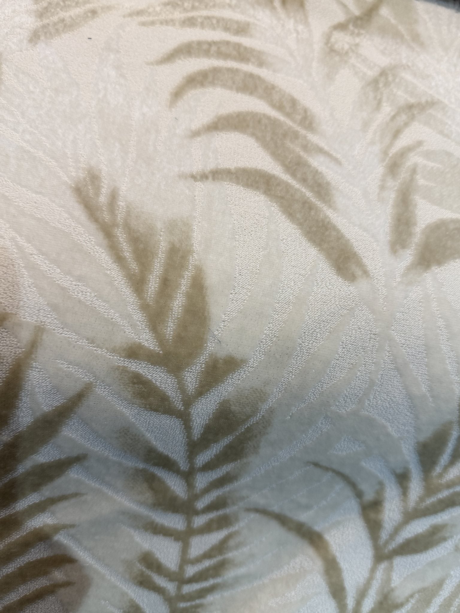 Tropical Leaf Cut Velvet Upholstery Fabric Sofa & Upholstery Fabric