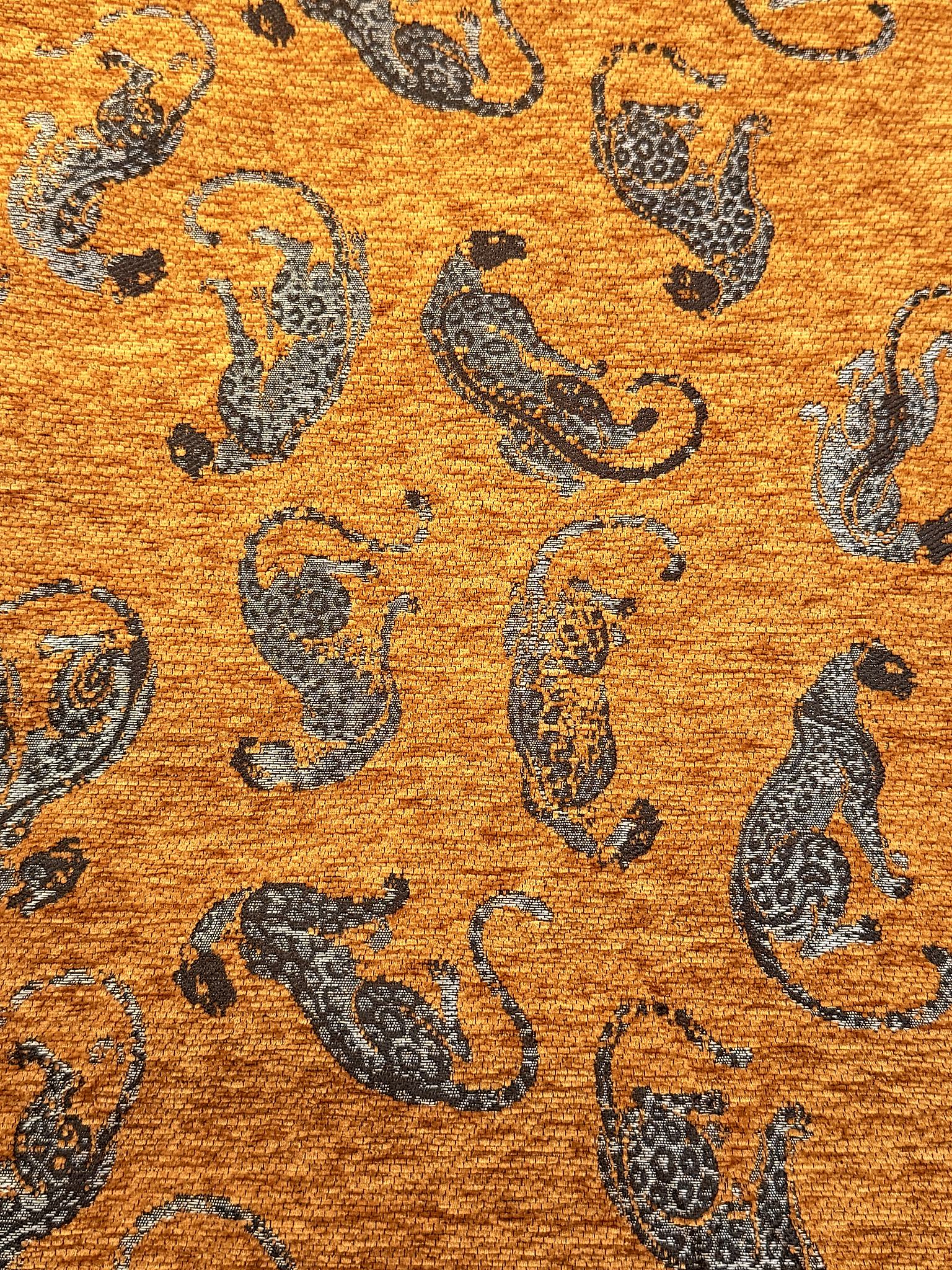 Leopard Figure Chenille Jacquard Home Textile Fabric Chenille Jacquard Fabric