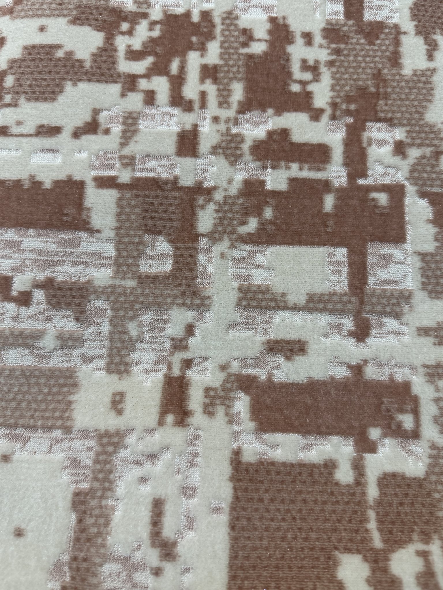 Abstract Forest Landscape Cut Velvet Upholstery Fabric Sofa & Upholstery Fabric