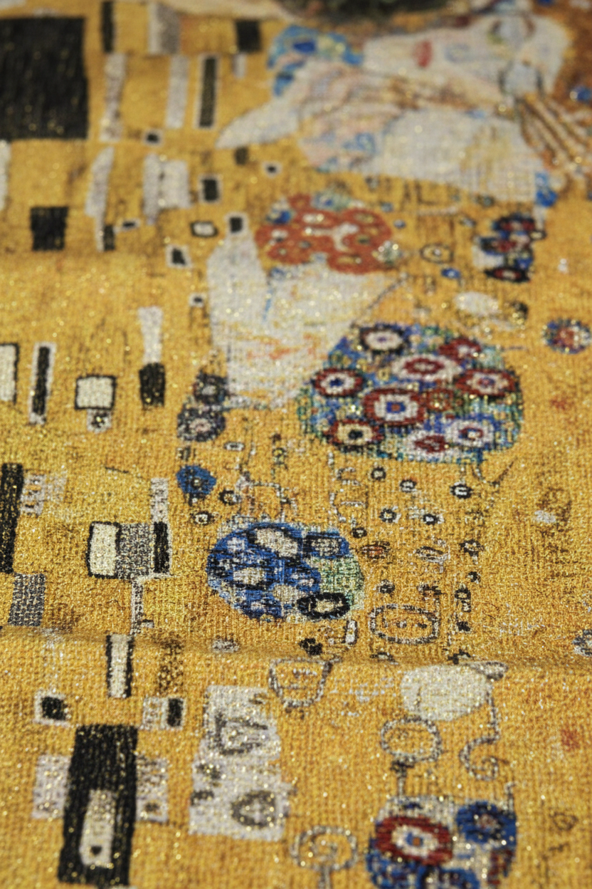 Klimt The Kiss Jacquard Tapestry Tapestry